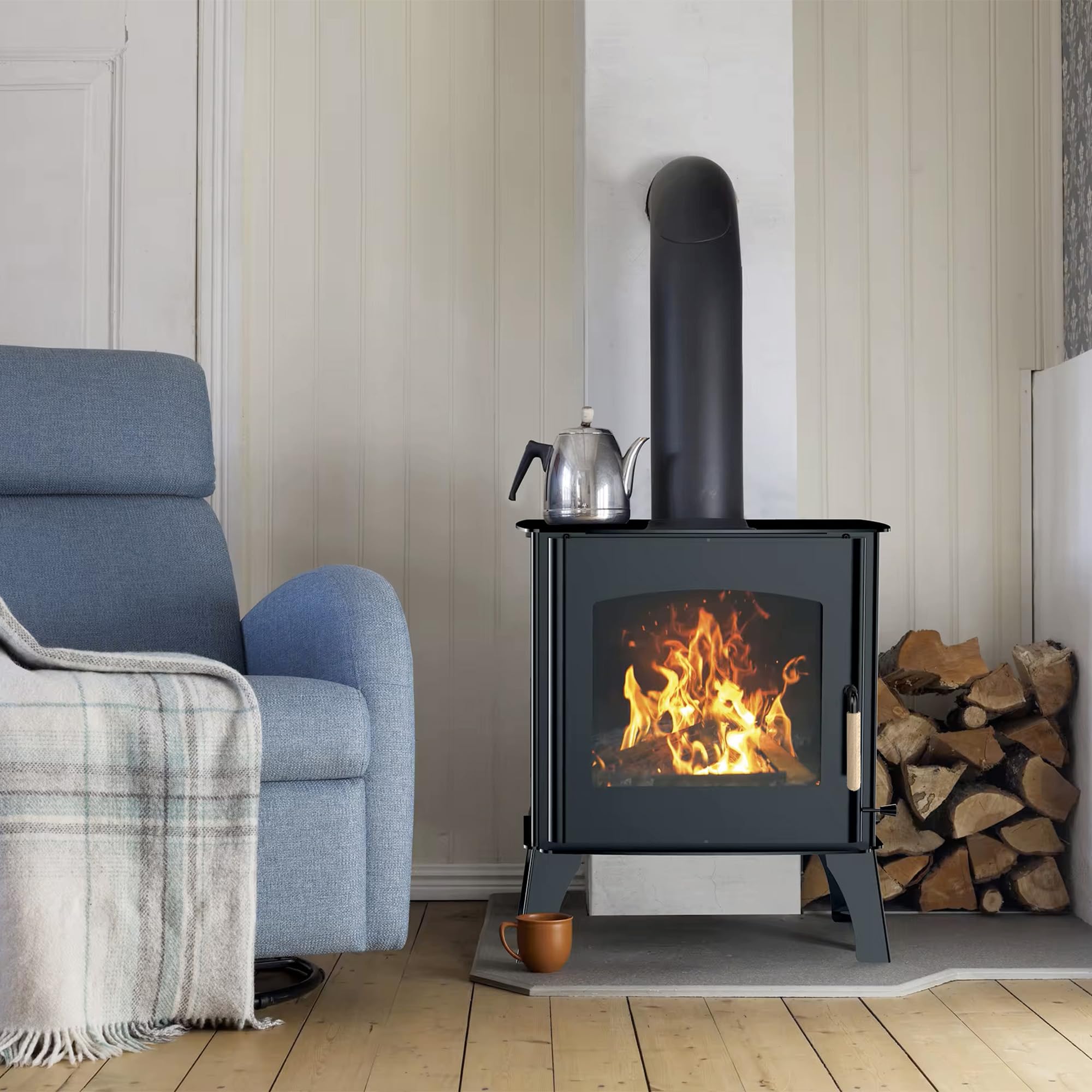 Stufa a legna Dita 11,8 kW tronco 52 cm Sannover