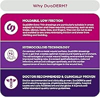 Vista 4 de Apósito estéril DuoDERM CGF 4 x 4 pulgadas, 5/caja