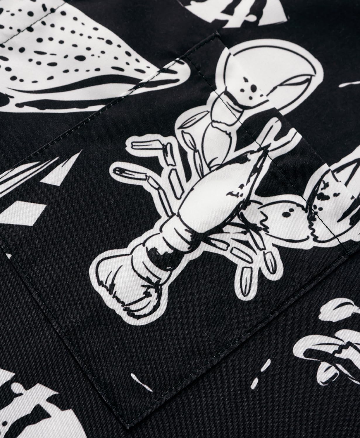 KYKU Men's Hawaiian Shirt Short Sleeve Button Down Casual Tropical Summer Beach Vacation Shirts with Pocket - Image 6