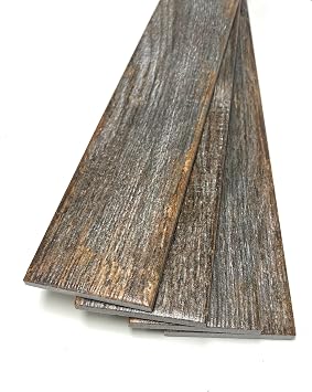 Atelier Series 3.14 x 18 Griswald Gray Wood Porcelain Wall Floor Tile Made in Spain 15 Pieces