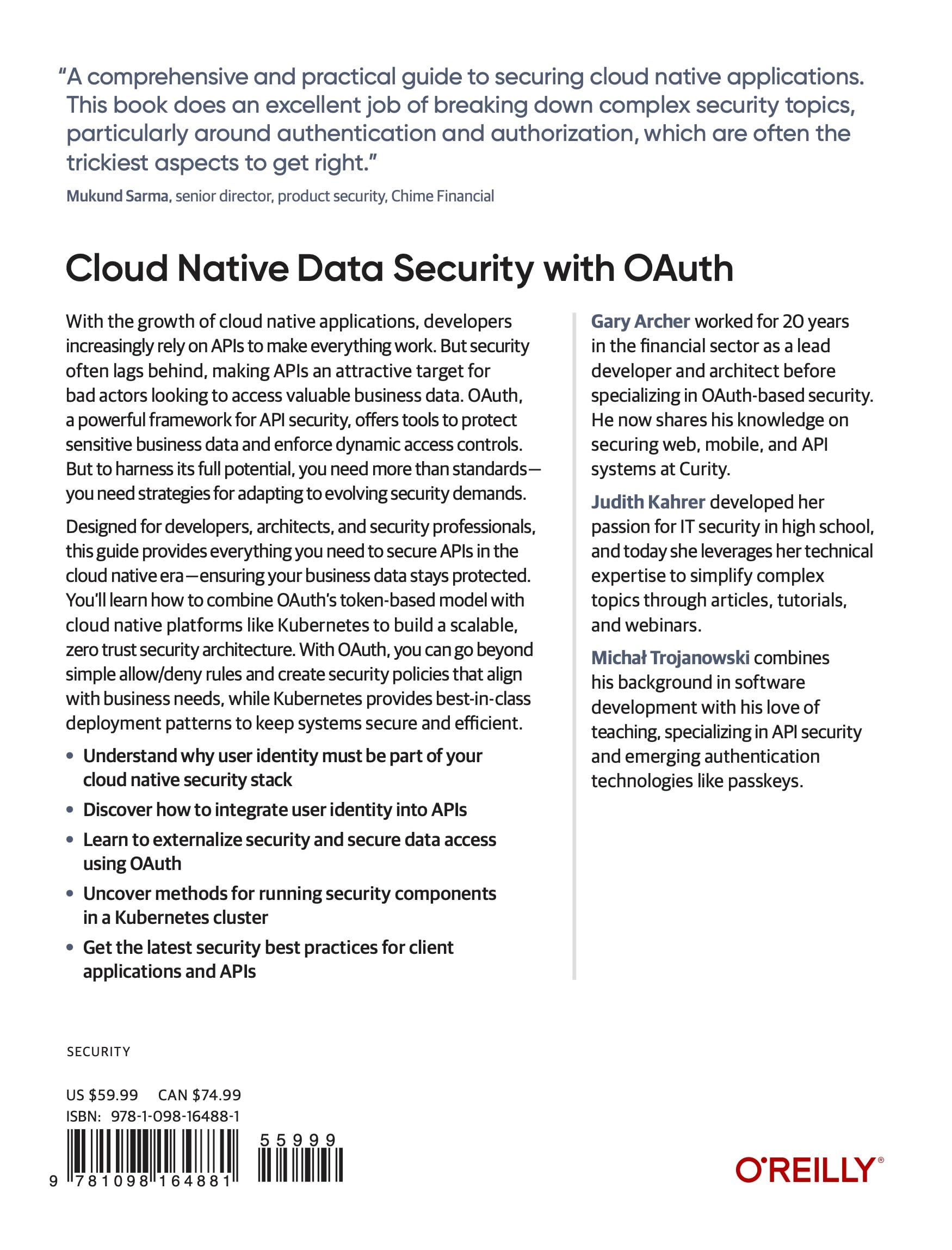 Cloud Native Data Security with OAuth: A Scalable Zero Trust Architecture