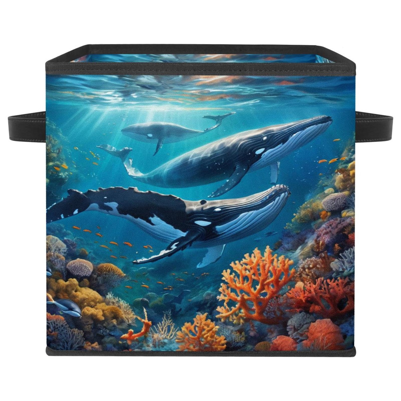 Cube de rangement baleine idéal pour organiser la chambre enfant