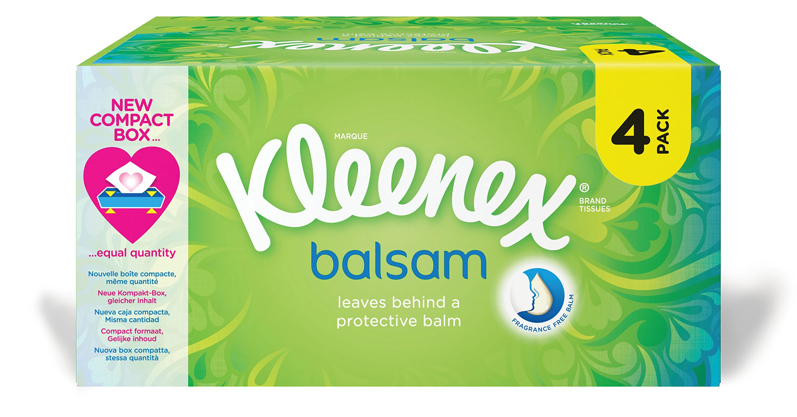 Balsam Tissues 4 Boxes of 80 - Pack of 2