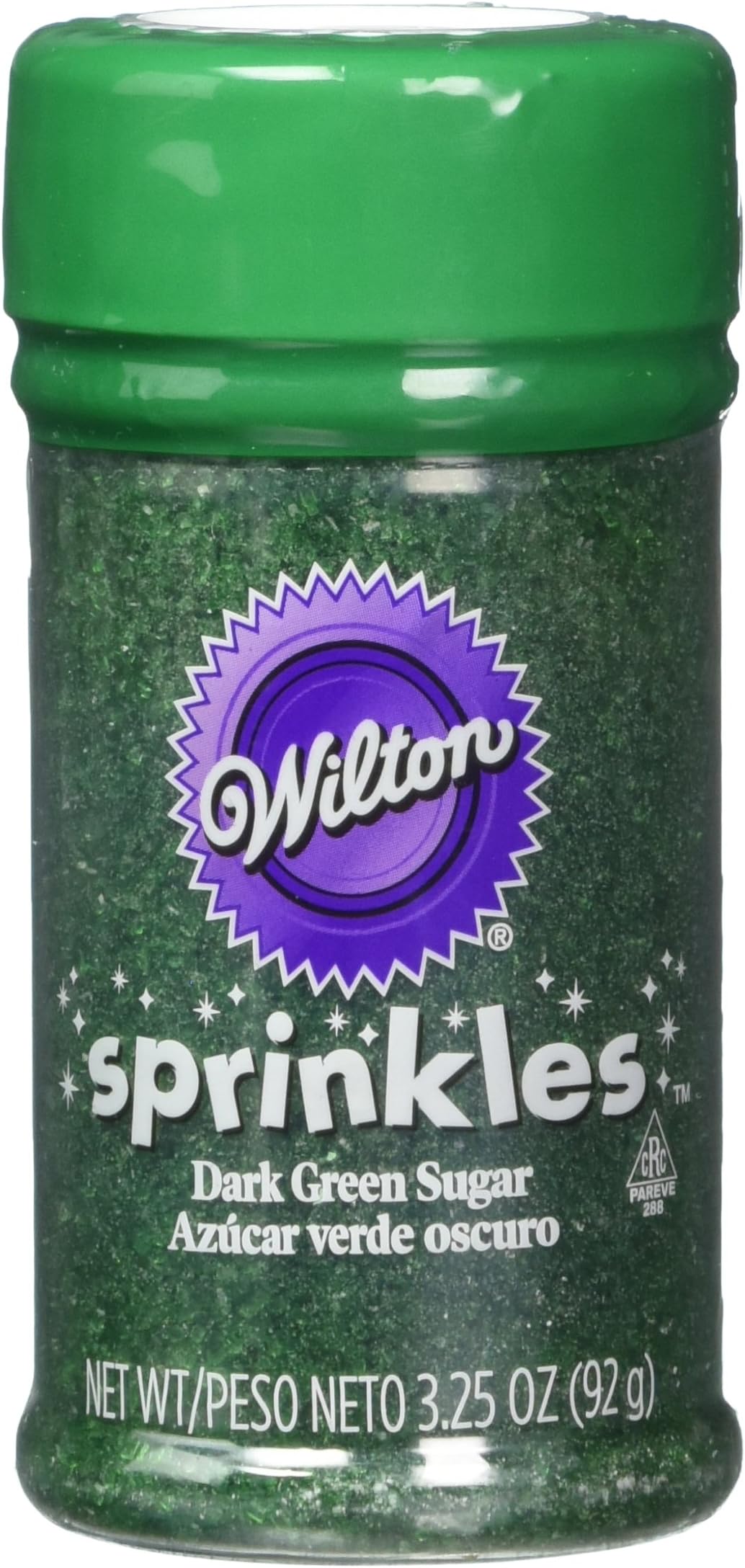 Wilton Sugar Sprinkles 3.25oz-Dark Green
