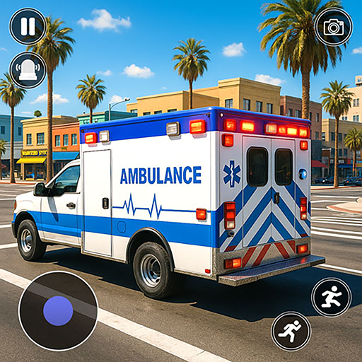 Ambulance Rescue Simulator Games: Emergency Paramedic Driving Simulator