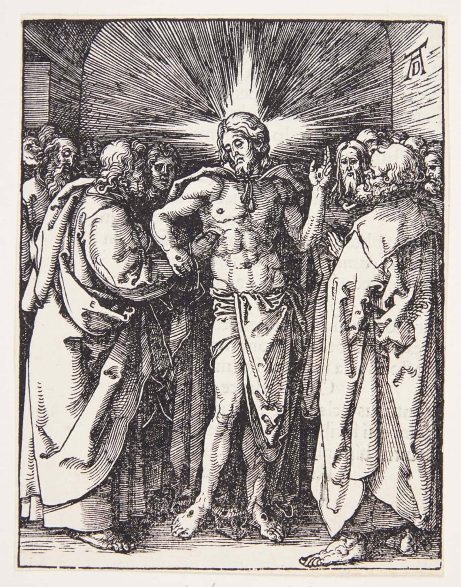 ARTXLXXBN Famous Painting Art Wall Decor Abstract Art Picture the Doubting Thomas by Albrecht Dürer Animal Pictures for Home Decor 60x90cm