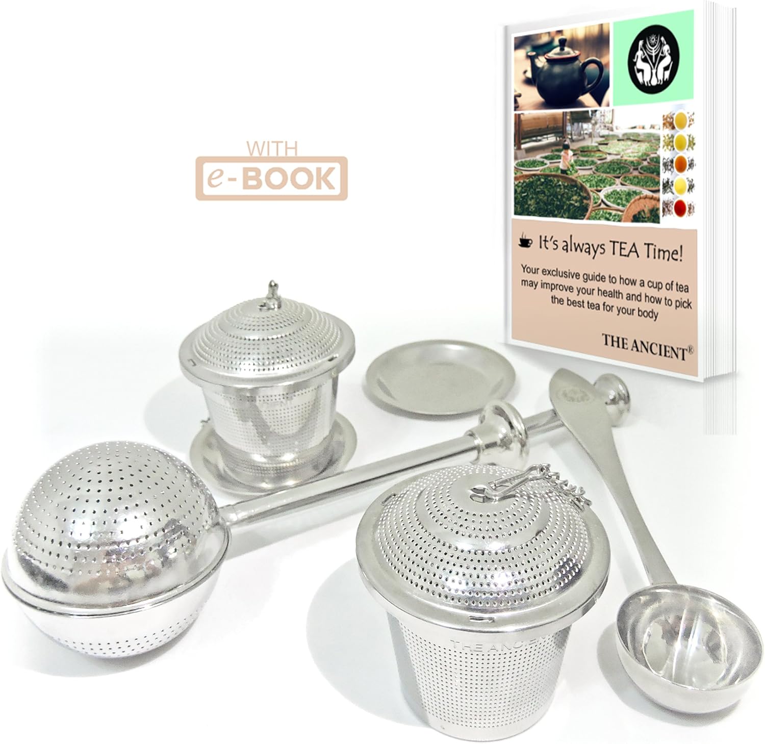 The Ancient Stainless Steel Loose Leaf Tea Infuser Baskets