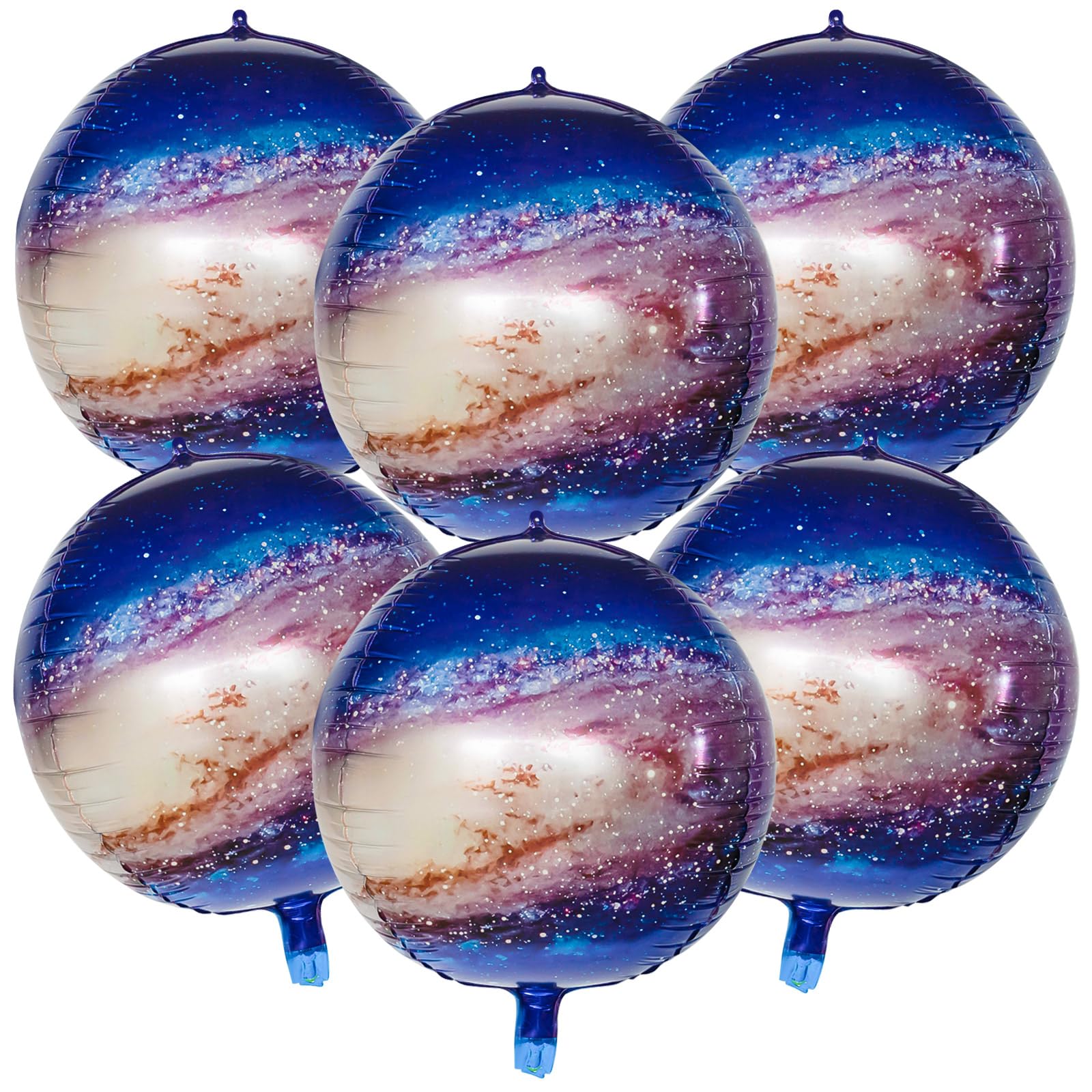 22 Inch Galaxy Balloons, Large Galaxy Foil Balloons, Planet Round Sphere Decorations Balloon for Galaxy Birthday Party Decorations