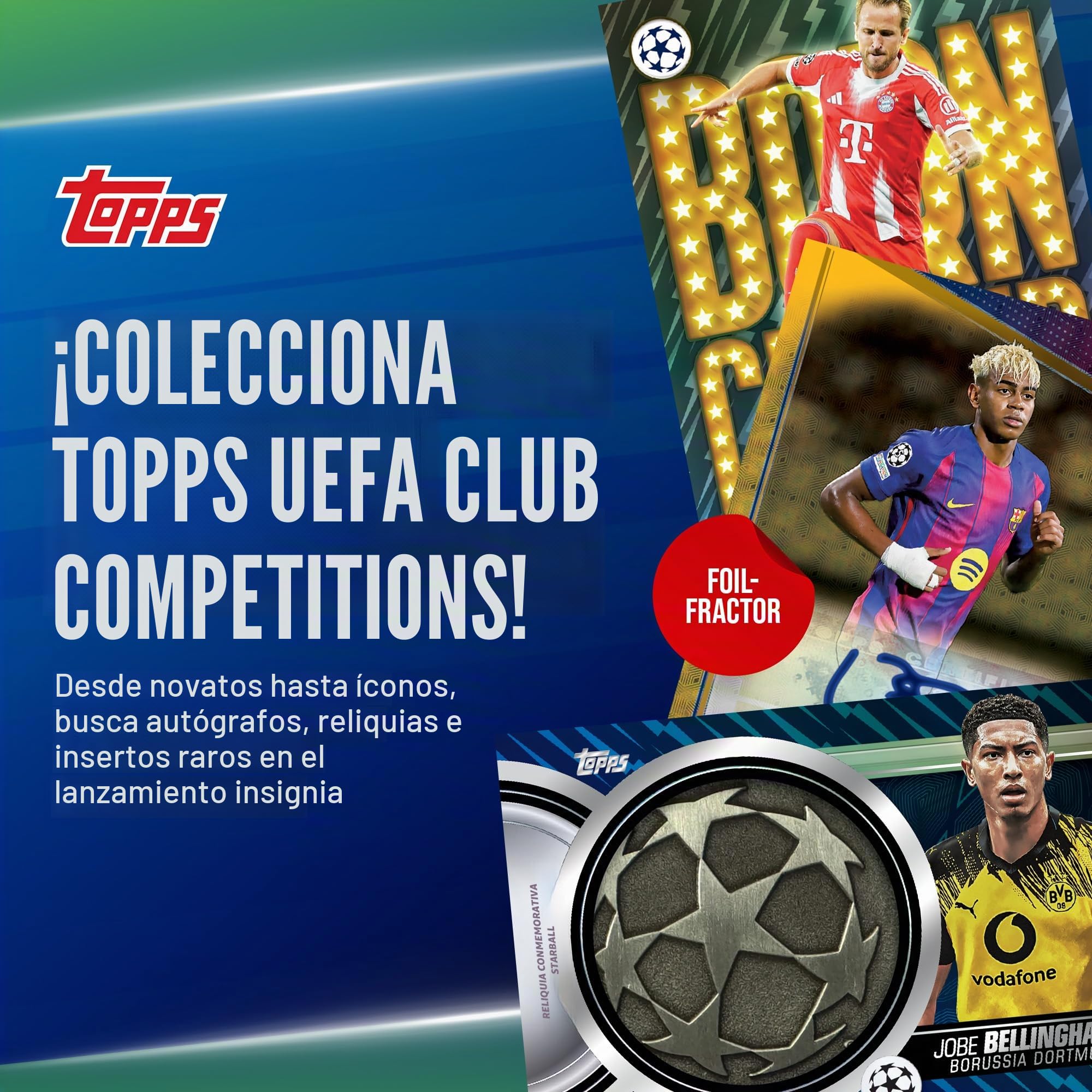 2025-26 Topps UEFA Club Competitions Soccer - Sellado de fábrica - Caja de Valor
