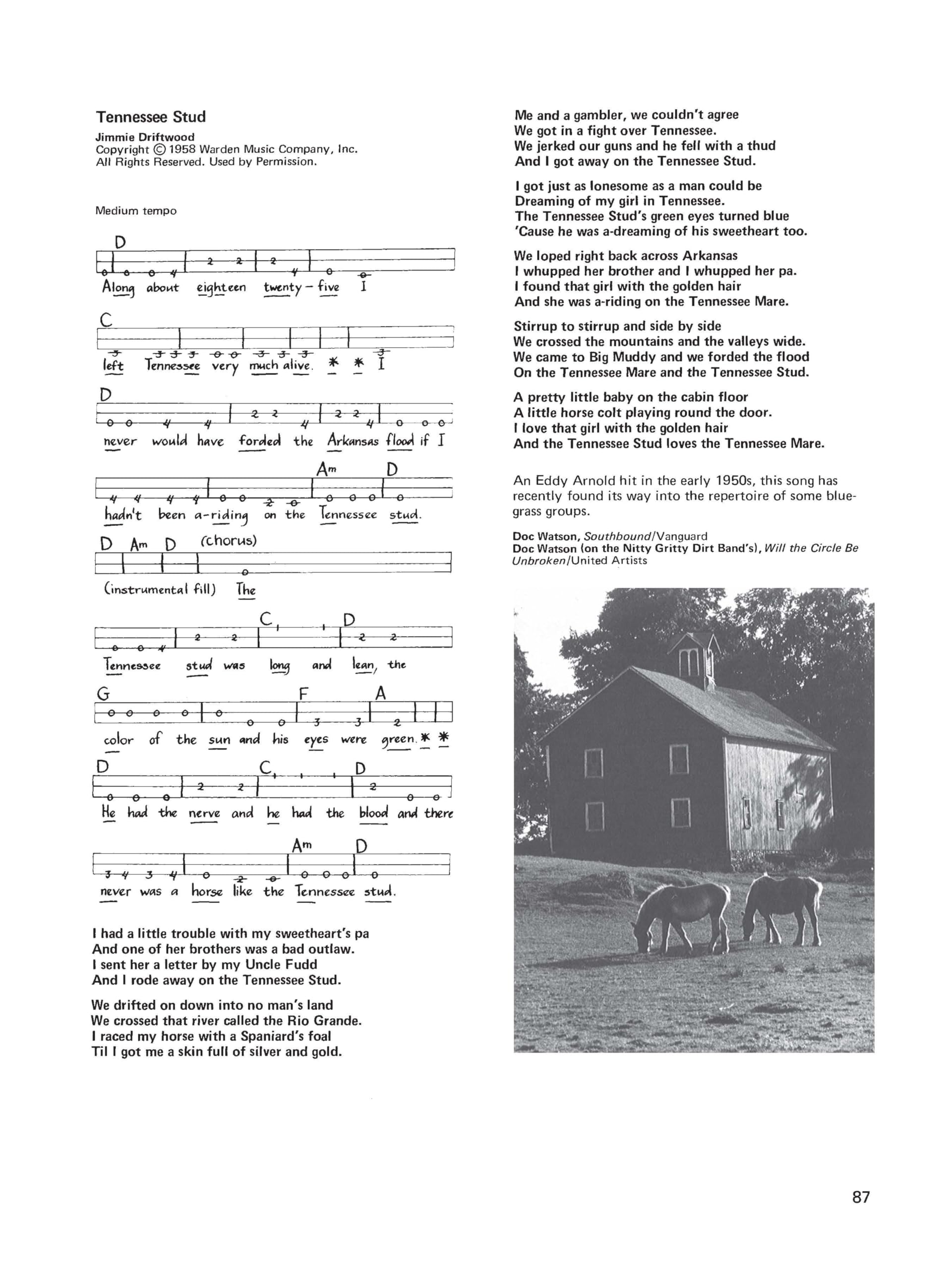 Bluegrass Songbook