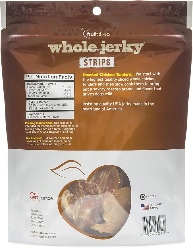 fruitables chicken jerky