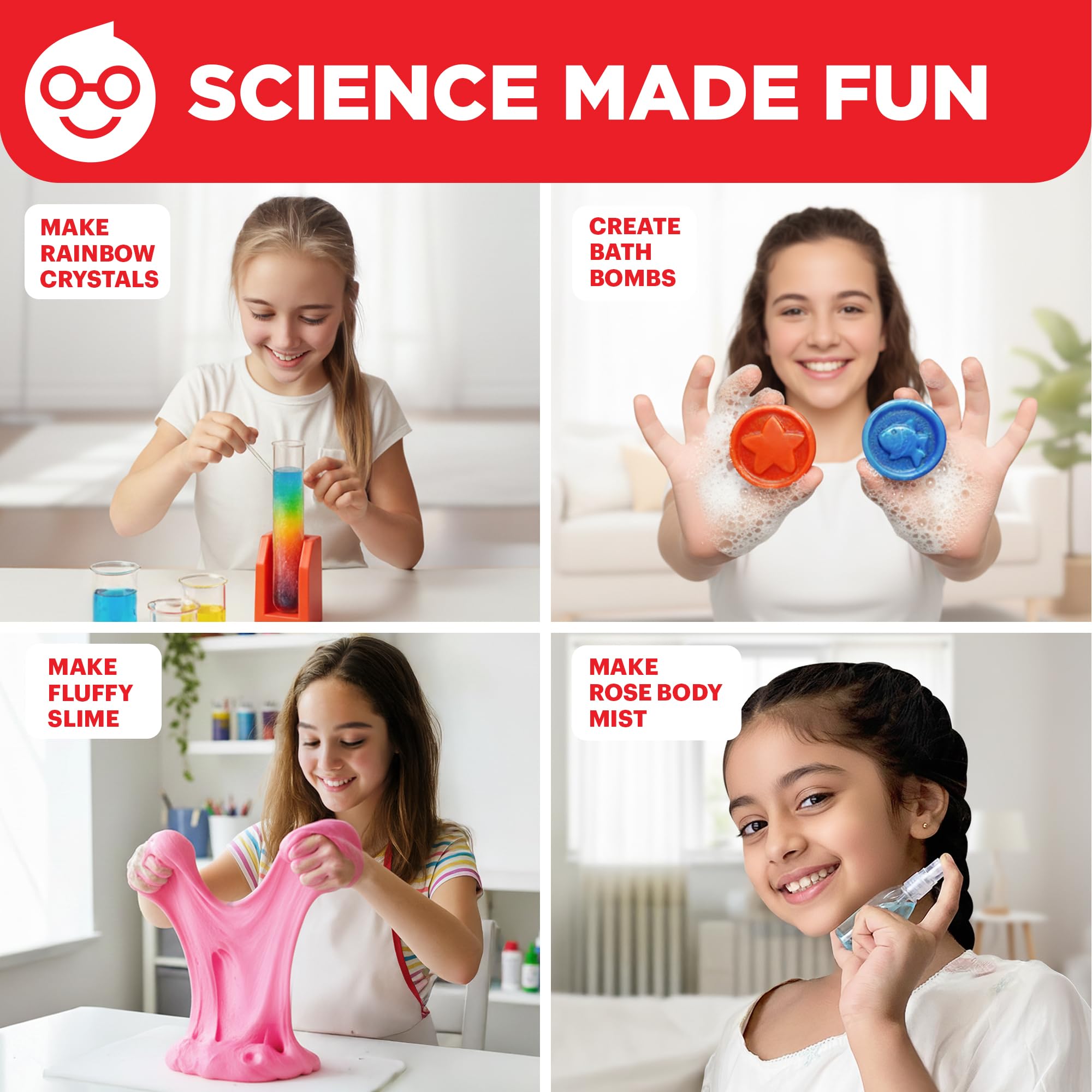 Doctor Jupiter Kit scientifico per bambine di età 8-10-12-14 anni | Idee regalo di compleanno per ragazze di 8,9,10+ anni | Set di chimica, kit di giocattoli STEM con oltre 135 esperimenti | Progetti