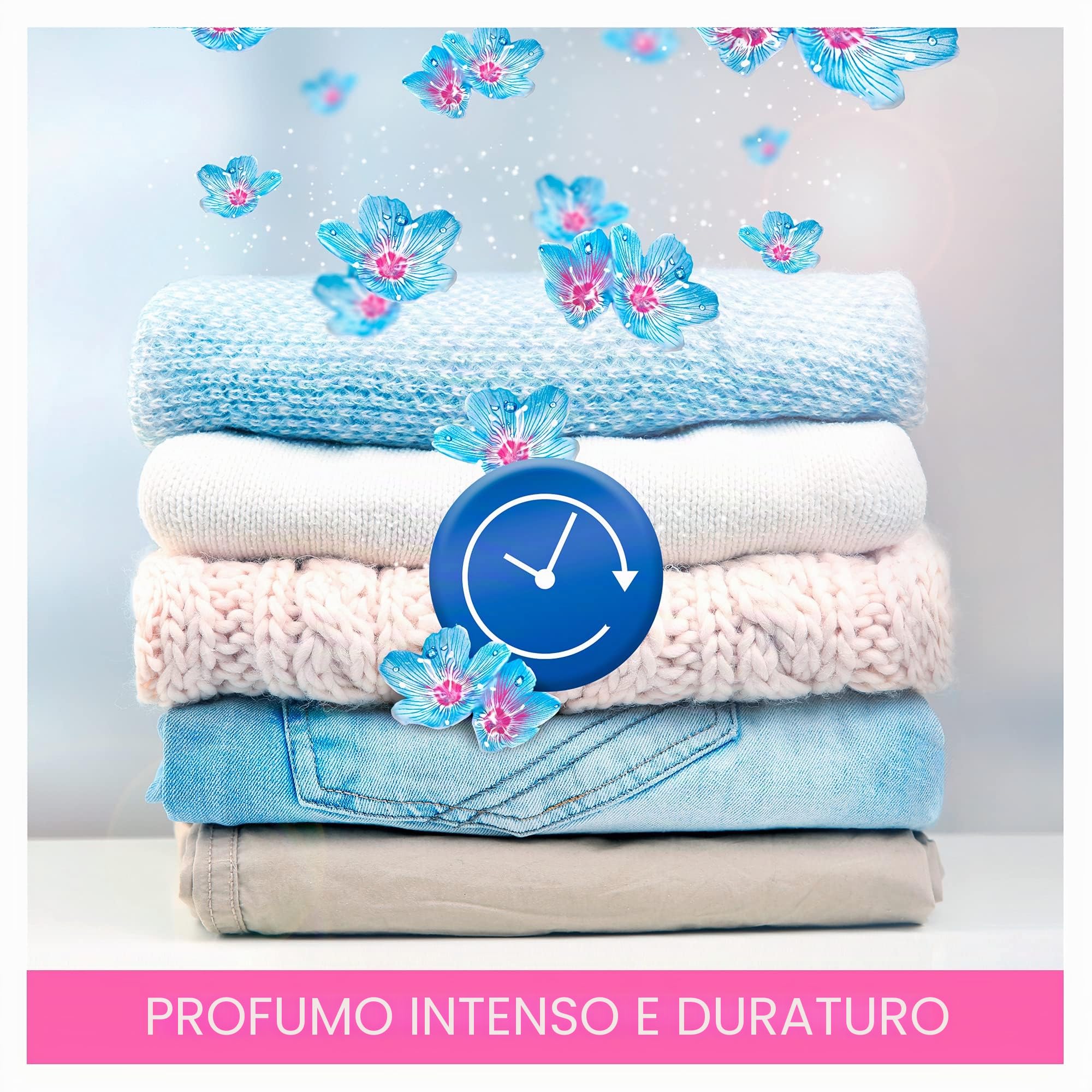 Lenor Classics Freschezza d'April, perle profumate per lavatrice, 93 lavaggi (6 x 210 g), ammorbidente per vestiti, potenziatore di freschezza per il lavaggio
