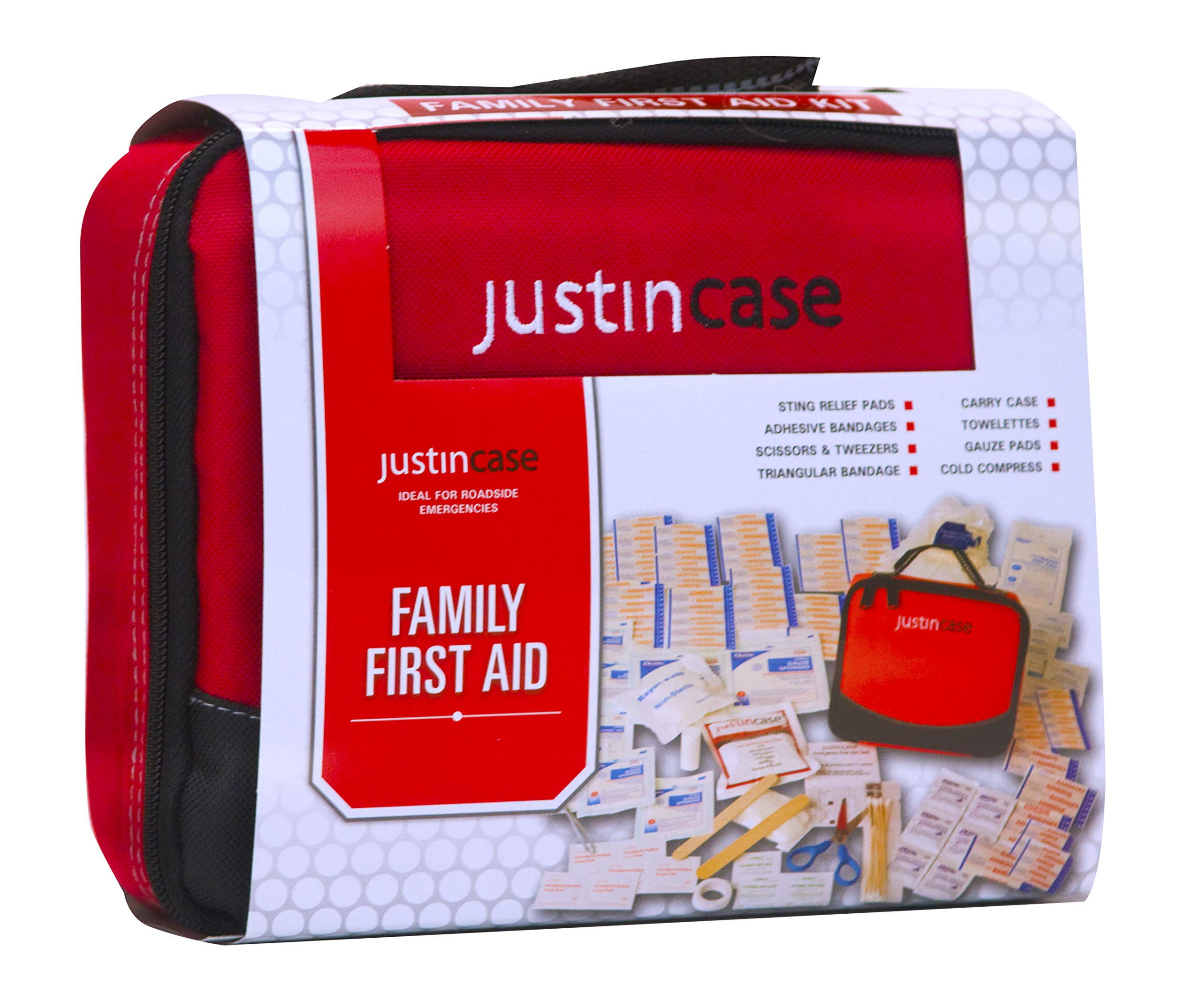 First Aid Kit 125 Pieces – Compact Emergency First Aid Kit for Roadside Emergencies