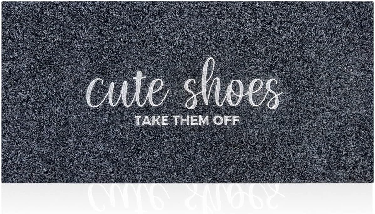 Mats for Front Door Mats Cute Shoes Take Them Off