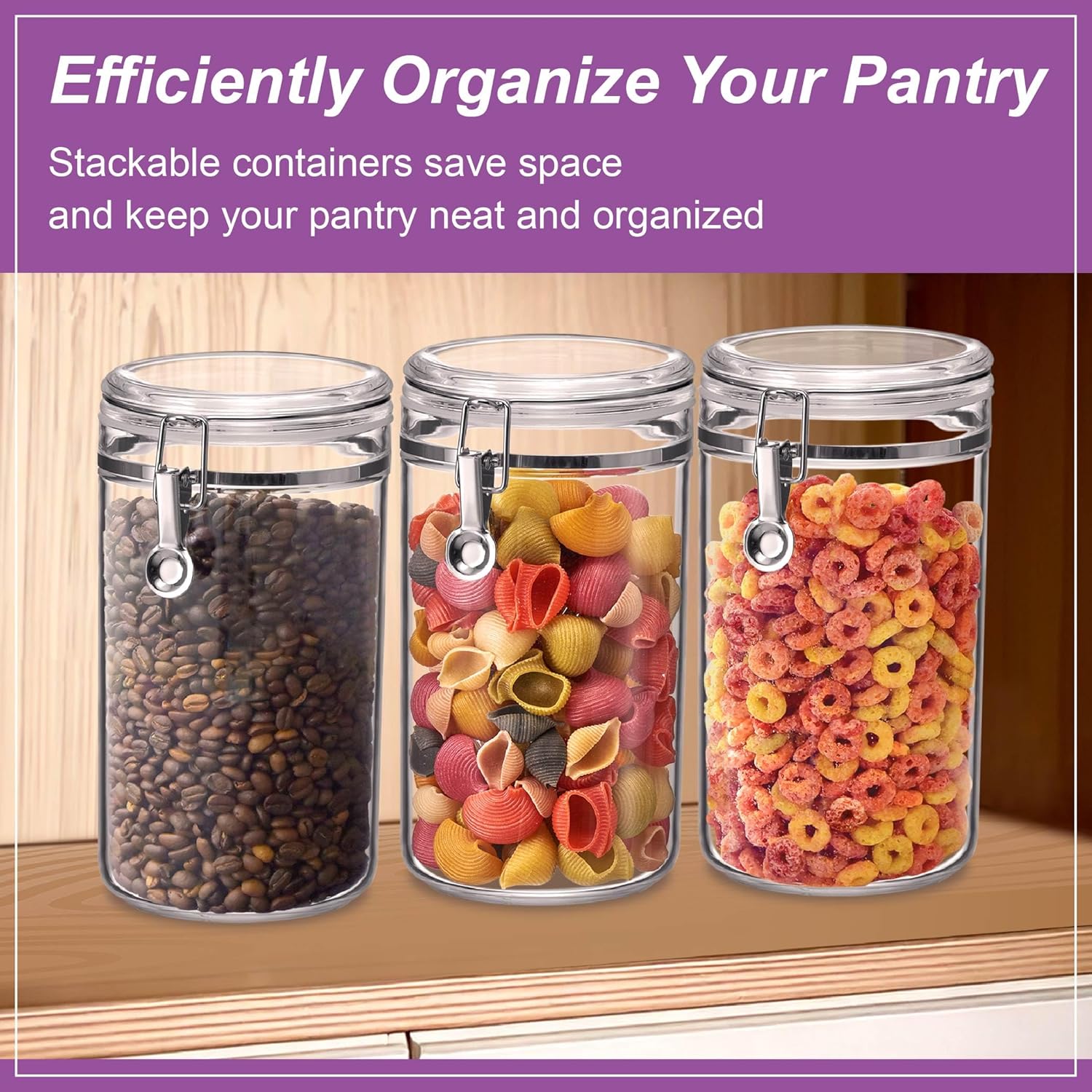 Amazing Abby - Cathy - 70-Ounce Plastic Canister Set