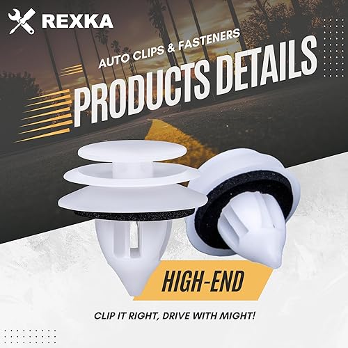 Miniatura 3 de Rexka 30 piezas de clips para panel de moldura de puerta, remaches de sujeción GJ6R-68-ABX para Mazda Miata, RX-8, CX-9, Mazda 3, Mazda 5, Mazda 6,