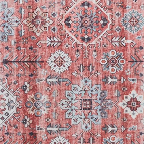 Miniatura 6 de Nourison Fulton Medallion - Alfombra de 2 x 3 pies, fácil de limpiar, no se desprende, para dormitorio, sala de estar, comedor y cocina (2 x 3)