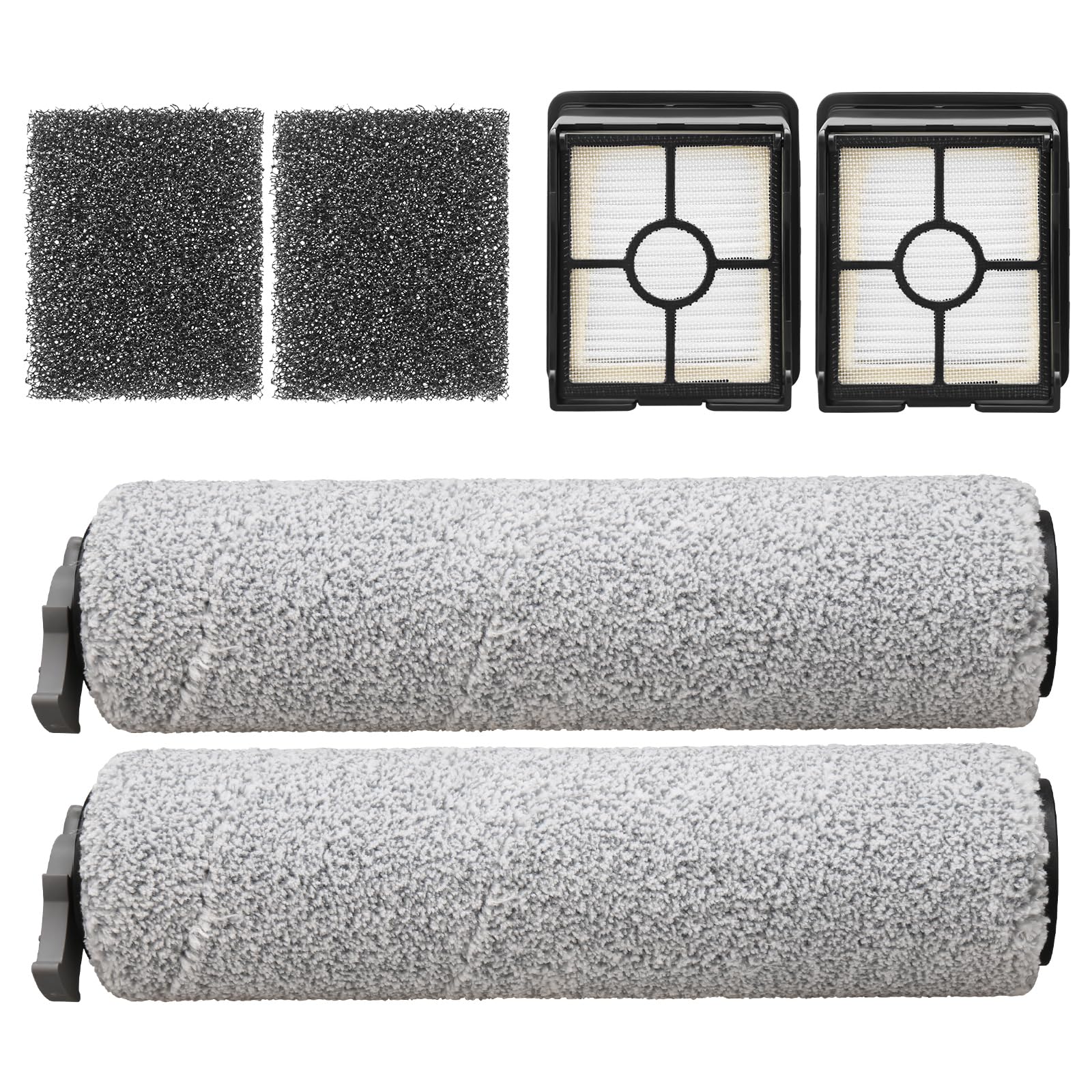 HF3 Roller Filter Kit Fit for Bissell Crosswave HF3 Cordless Wet/Dry Vacuum Cleaner and Mop 3649A Vacuum