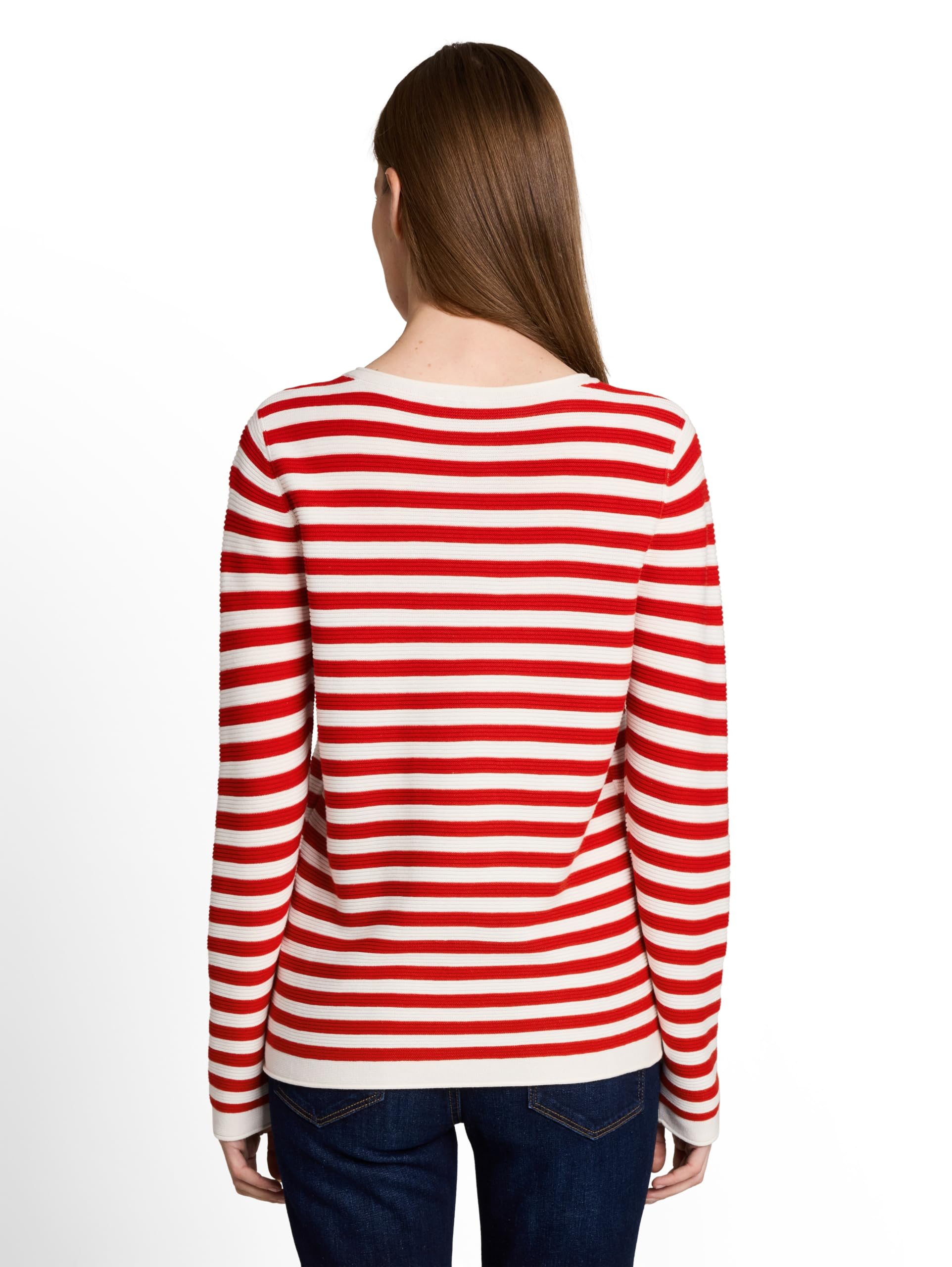 TOM TAILOR Damen Strickpullover aus Baumwolle – Ansicht 2