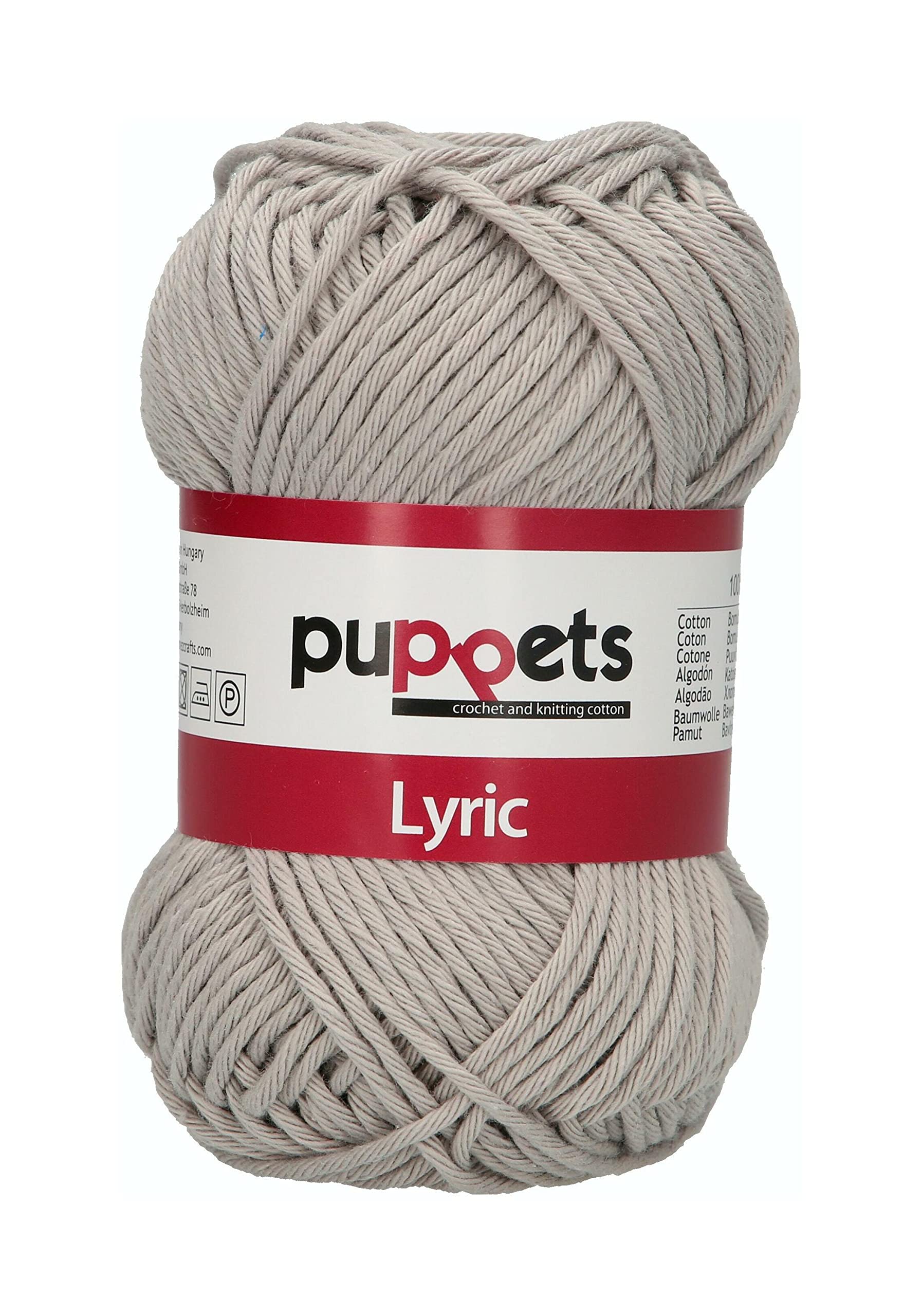 Puppets Lyric Häkelgarn Multicolor – Stärke 8, 50 G, 70 M, 100% Baumwolle, Perfekt Für Einsteigerprojekte