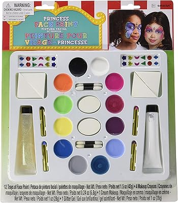Amscan Princess Face and Body Paint Kit Deluxe - 1 Pc., Game collection