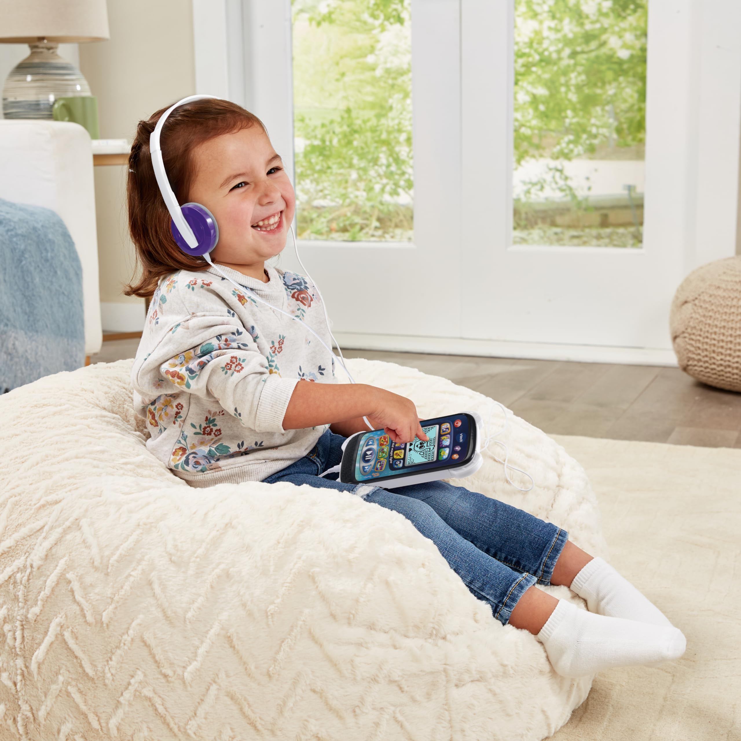VTech - Música y Juegos para Preescolar Divermusic, Reproductor Musical Interactivo para Escuchar, Cantar y Bailar Musicales, Versión ESP