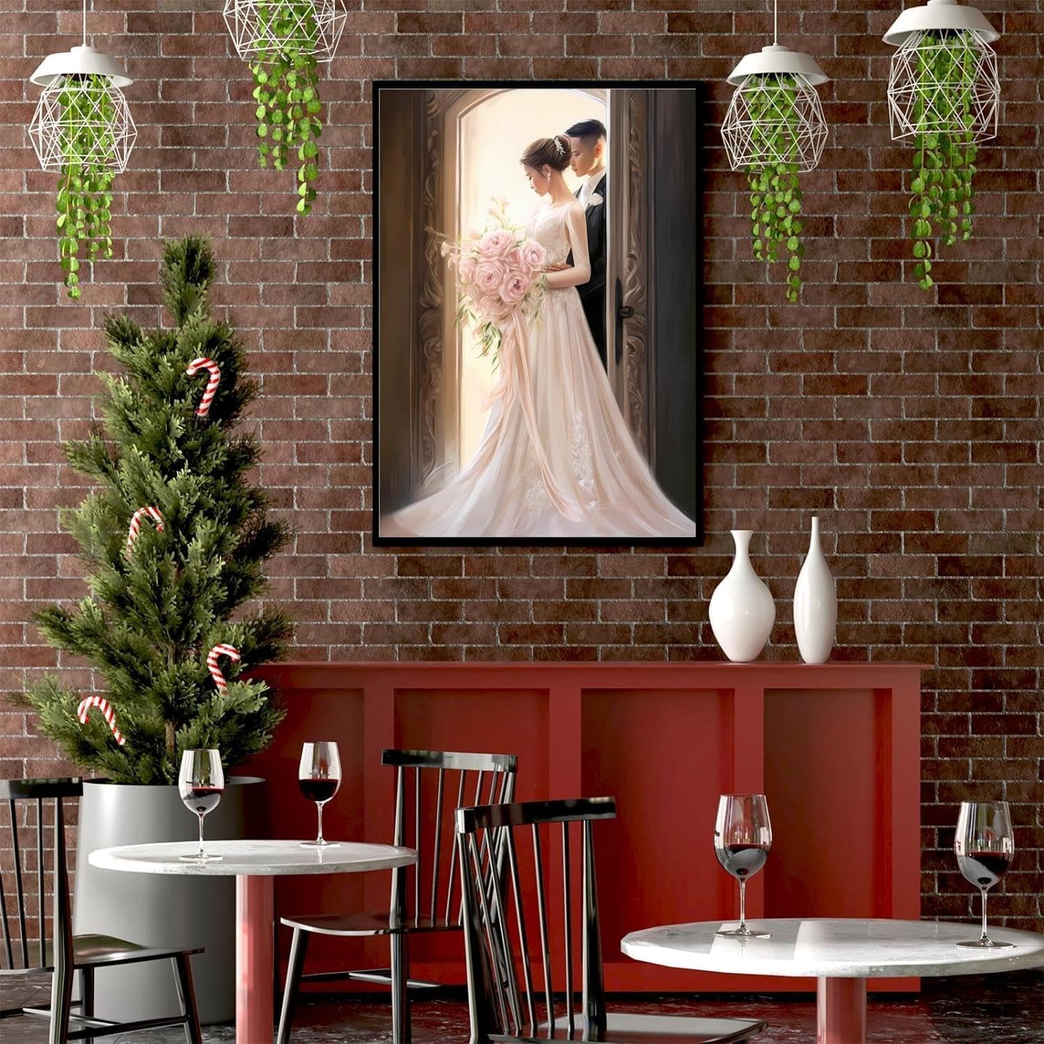 NSUAJOF Donuts 5D Diamond Painting Kits, Food Diamond Art Kits for Adults and Kids Paint with Diamonds Gem Art,Full Drill Diamond Paintings Arts and Crafts for Home Decor 20x30 inch