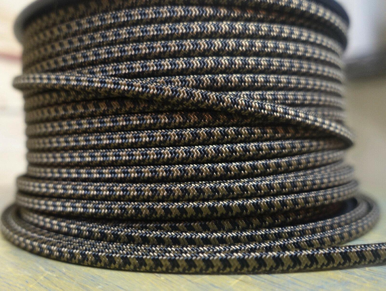 Buy Color Black Brown Hounds 25' Cloth Covered 2Wire Electrical Cord