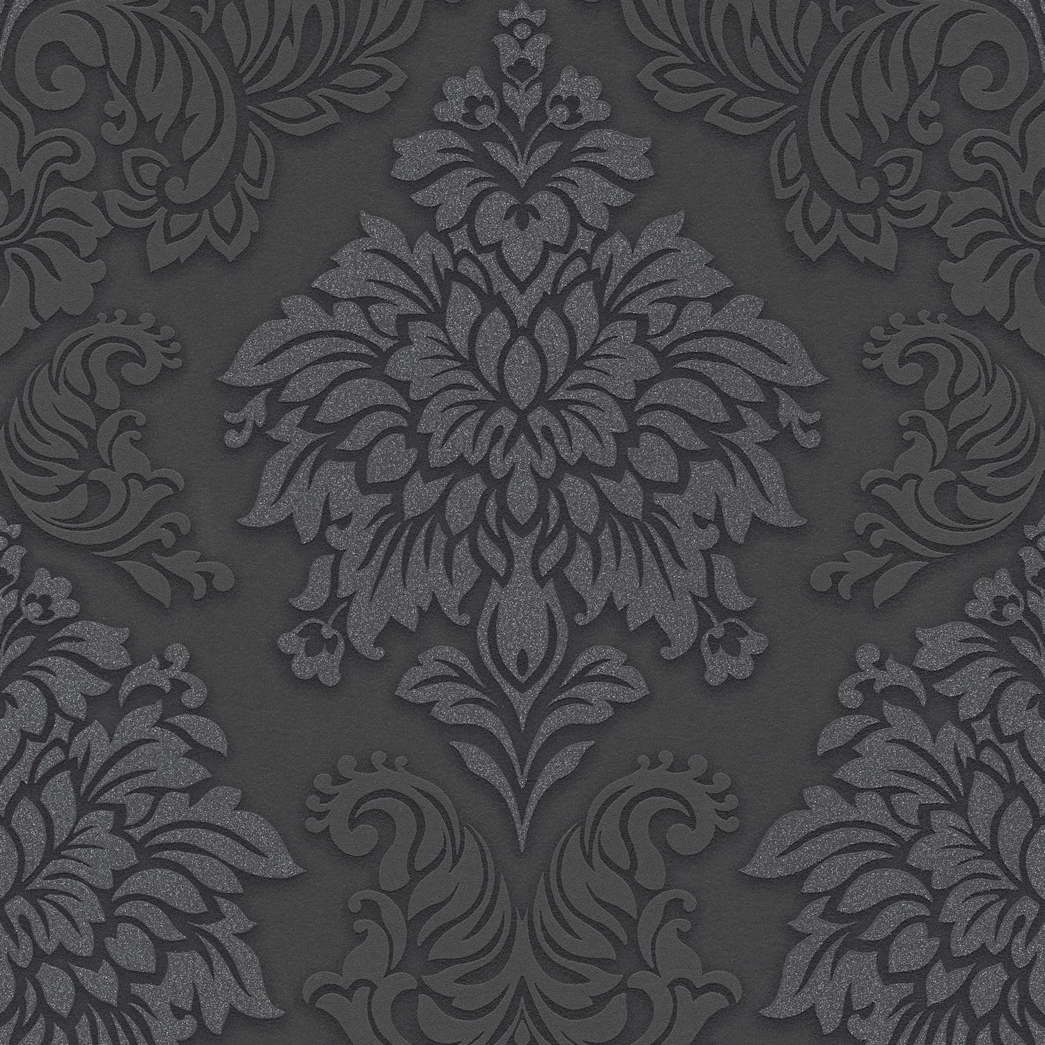 Papier peint intissé noir et argent Profhome 368984-GU 5,33m2