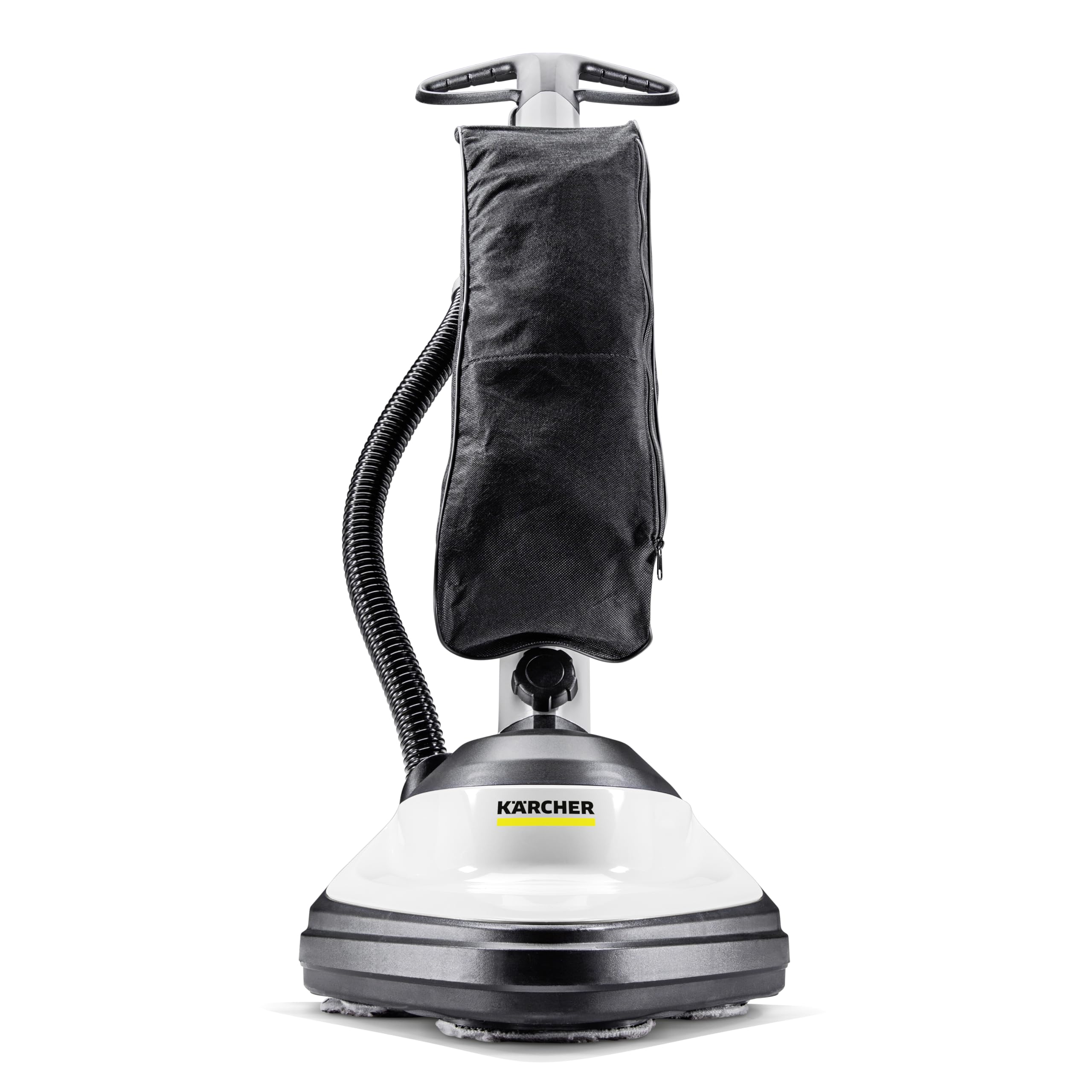 Kärcher Aspiro Cireuse FP 303, Aspiration Pour le Lustrage des Sols Durs, Vitesse de Rotation : 1 000 tr/min, Puissance : 600 W, Largeur de Nettoyage : 29 cm, Avec Pads de Lustrage et Sac Filtrant