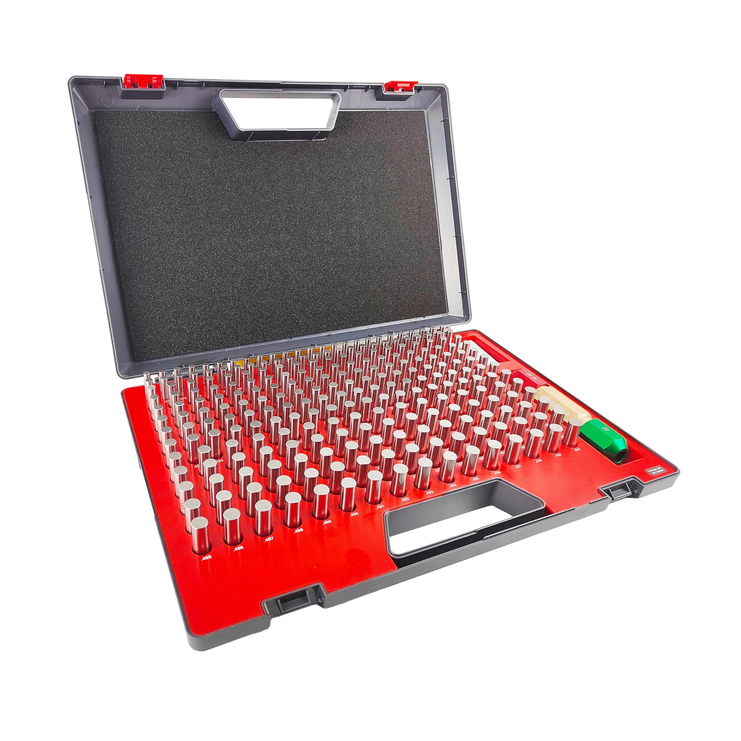HFS(R) Class ZZ Pin Gage Set with Go/No Go Handle for Machine Shops, Manufacturing 0.251"-0.500" 250 Pieces