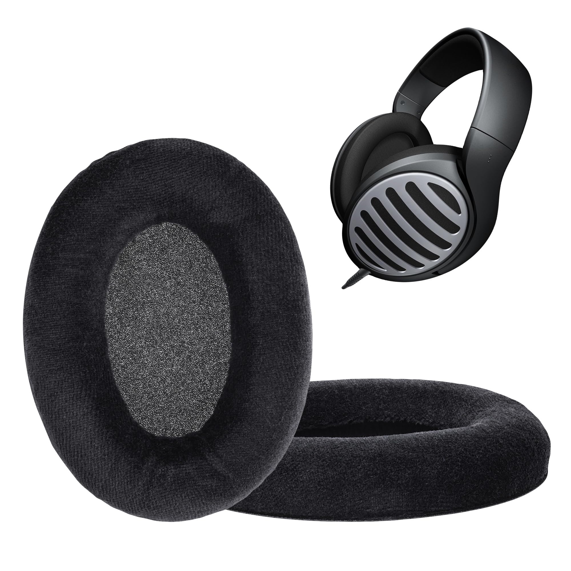 Amazon | kwmobile 2x ヘッドホンカバー Sennheiser HD515 / HD555