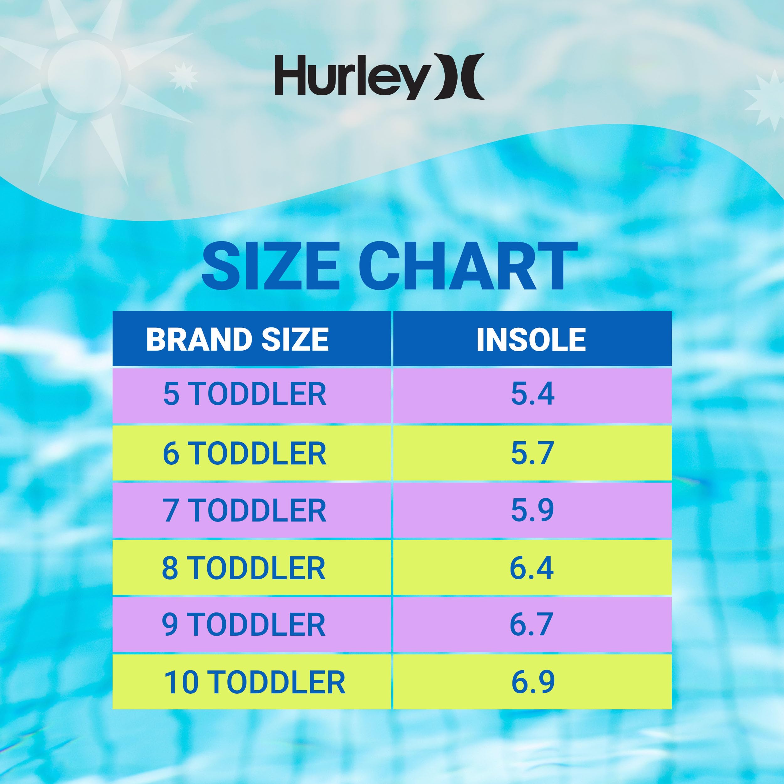 Hurley Sandali Ken con cinturino regolabile per bambini
