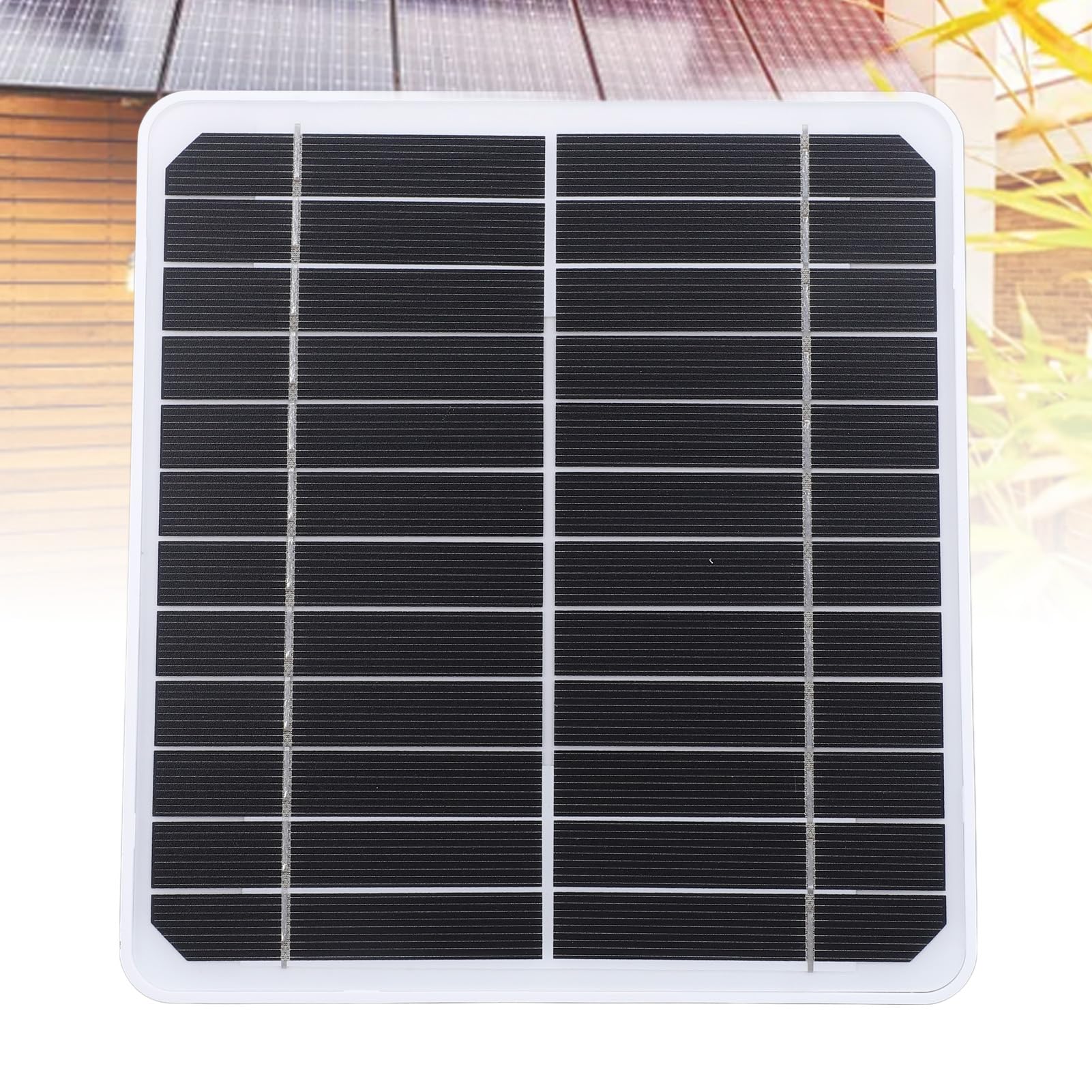 Pannello solare per telecamera di sicurezza, pannello solare da 20W 5V compatibile con telecamera a batteria ricaricabile, caricatore di pannello solare impermeabile IP68 USB