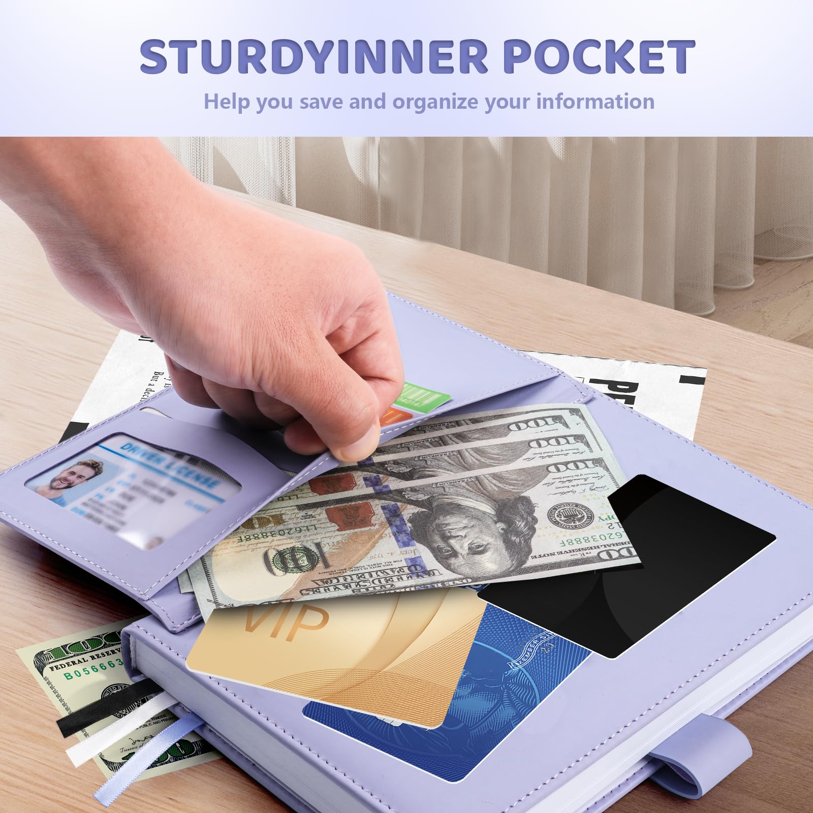 Taccuino a righe da donna, copertina rigida, in pelle, quaderno a righe per lavoro e appunti, 256 pagine di carta da 100 g/m², formato A5; penna inclusa, quaderno in una scatola regalo, regalo