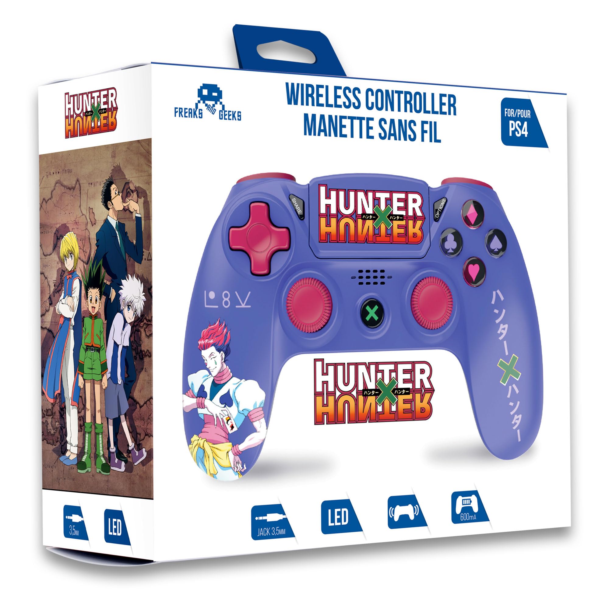 Trade Invaders TI Hunter X Hunter PS4 Wireless Controller (Purple