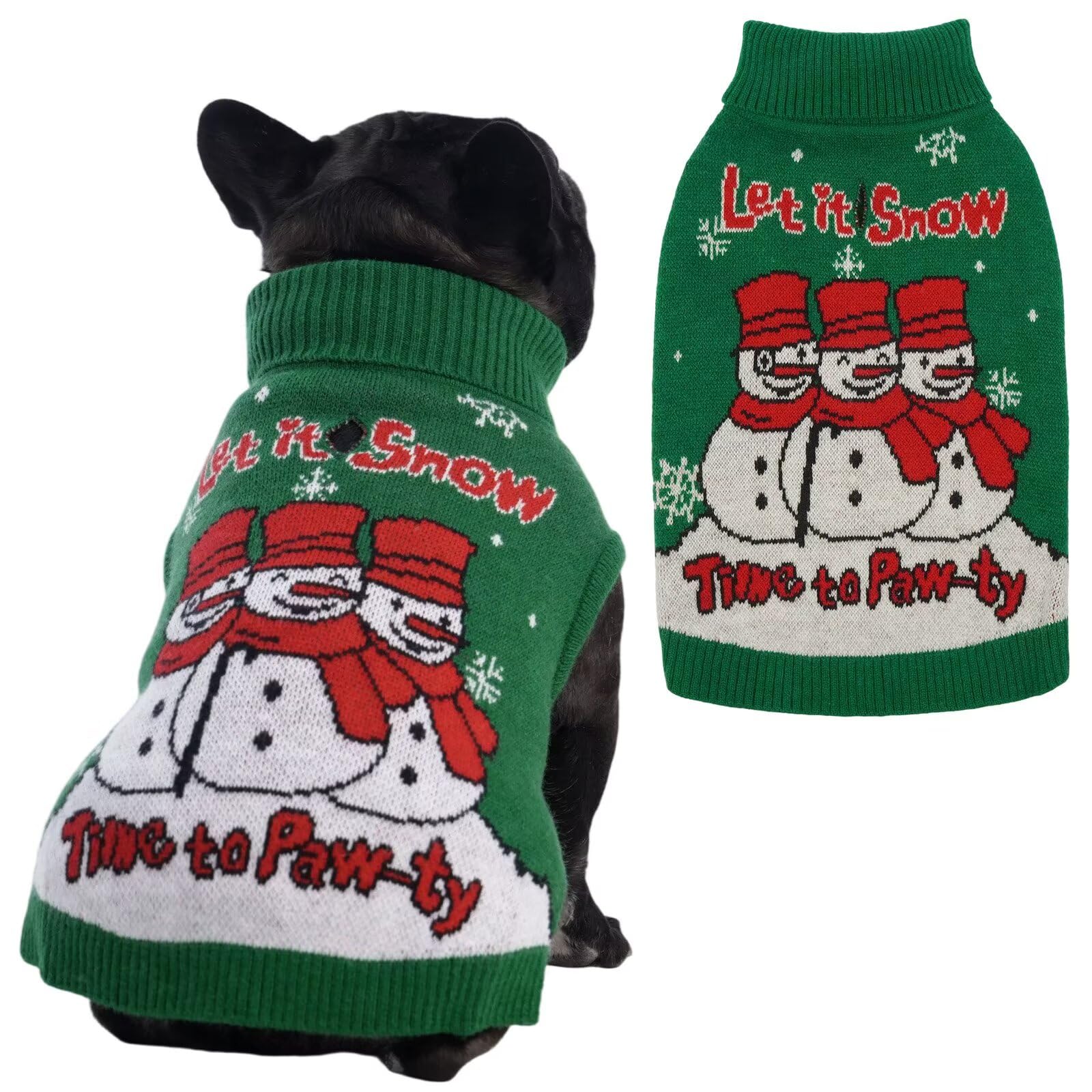 Pull chaud pour chien idéal pour les promenades hivernales en ville
