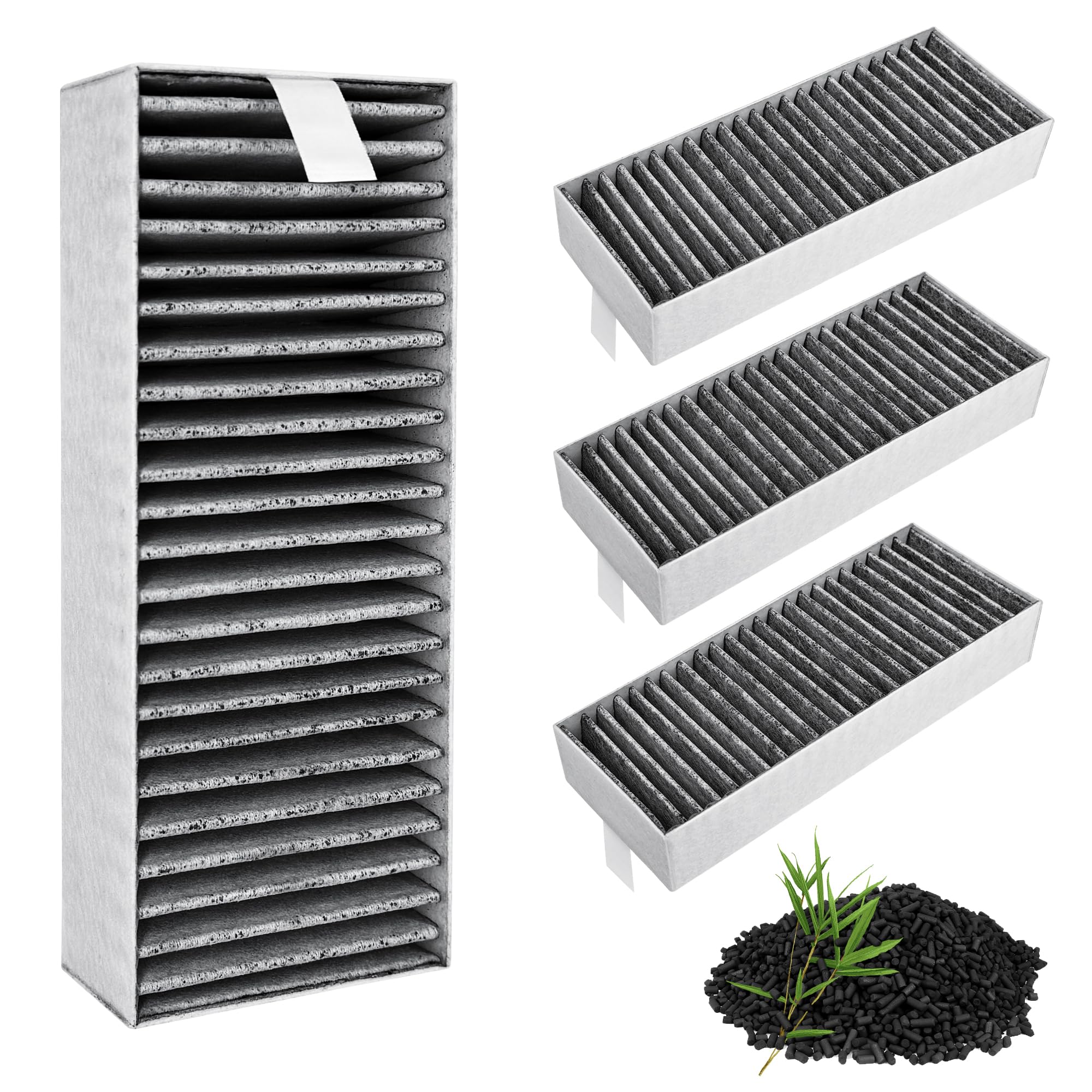 4 Stück Aktivkohlefilter für 9001421821 9001563858/ Siemens HZ9VRCR0 17004796/ Bosch HEZ9VRCR0, HEZ9VRUD0 17004811/ Neff Z821VR0 17004806 /Gaggenau CA282111/ Constructa CZ9VRCR0 - 2