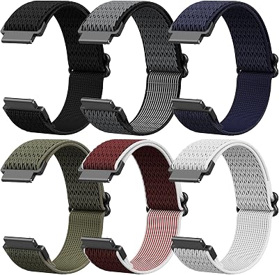 Canvas Compatible with CMF BY NOTHING Smart Watch Band, 6-Pack Soft Breathable Quick Release Replacement Strap Strap with Secure Closure for CMF Watch Pro/Pro 2 /Pro 3 Smartwatch
