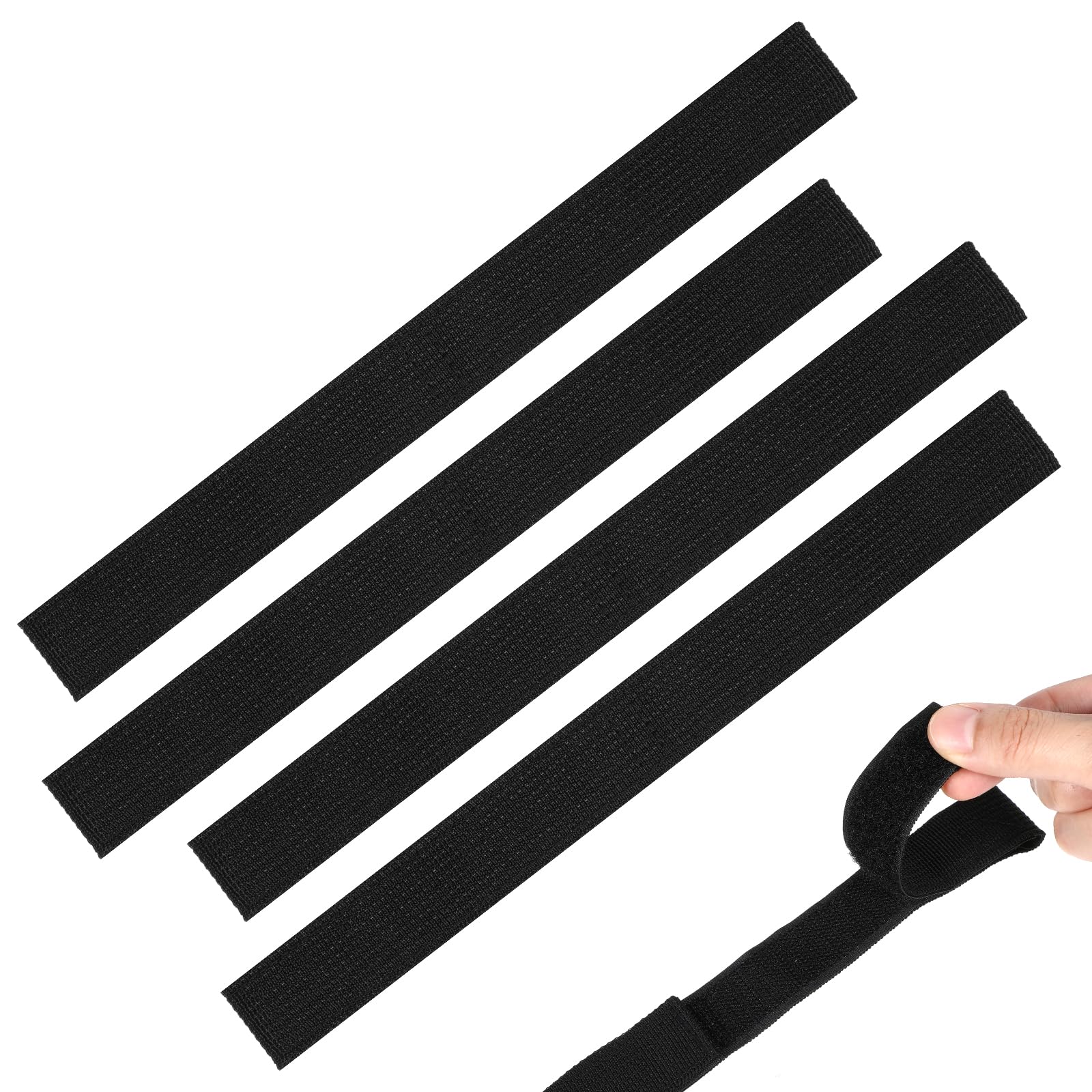 Hoverboard Seat Attachment Straps Adjustable Hoverboard Attachment Replacement Straps for Hoverboards Go Kart Accessories, Compatible with 50cm Electric Self-Balancing Scooters (4PCS)