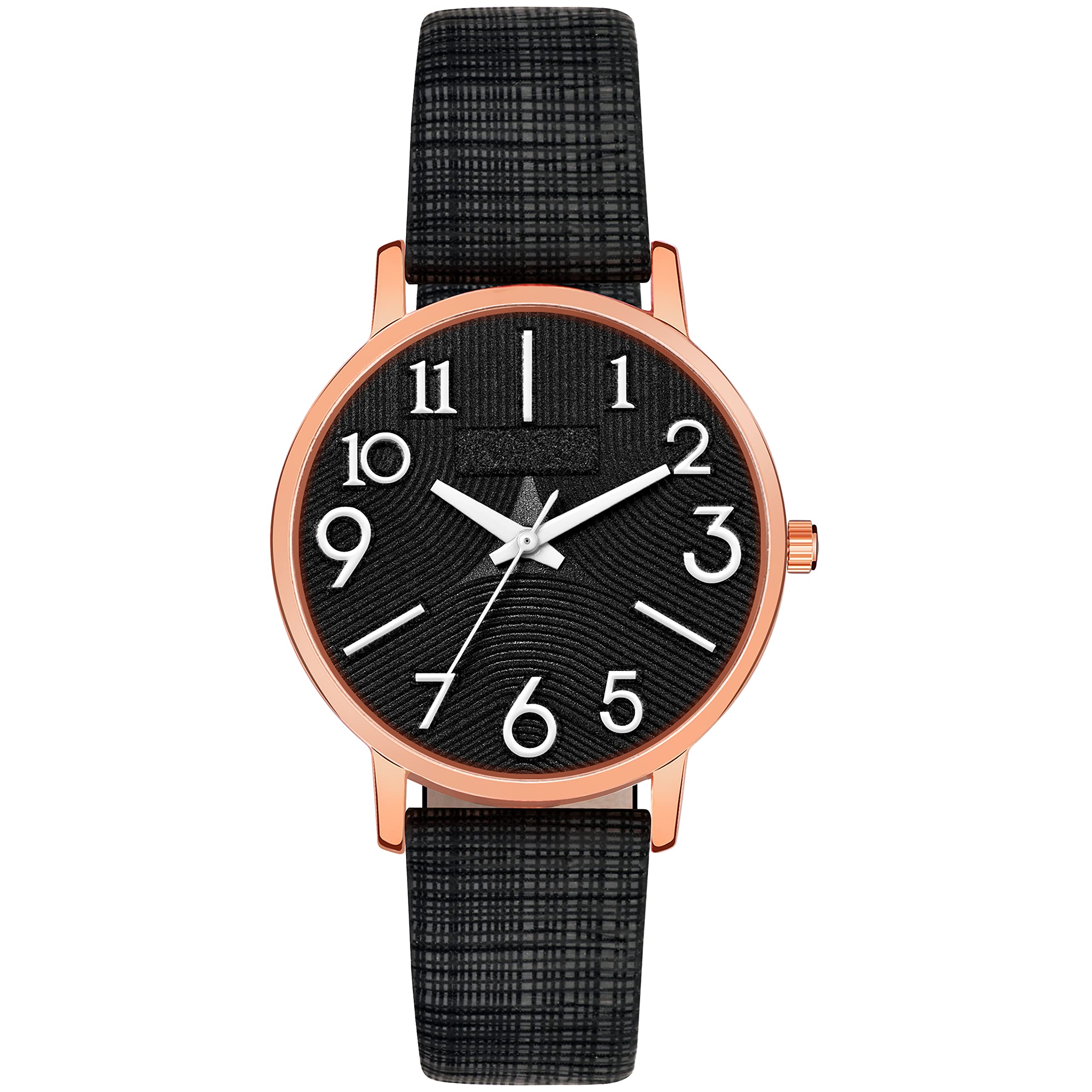 CLOUDWOOD Analog Casual Wrist Watch for Womens and Girls (Black Dial Black Colored Strap) (B09KTQKQ4Z) Amazon Price History, Amazon Price Tracker
