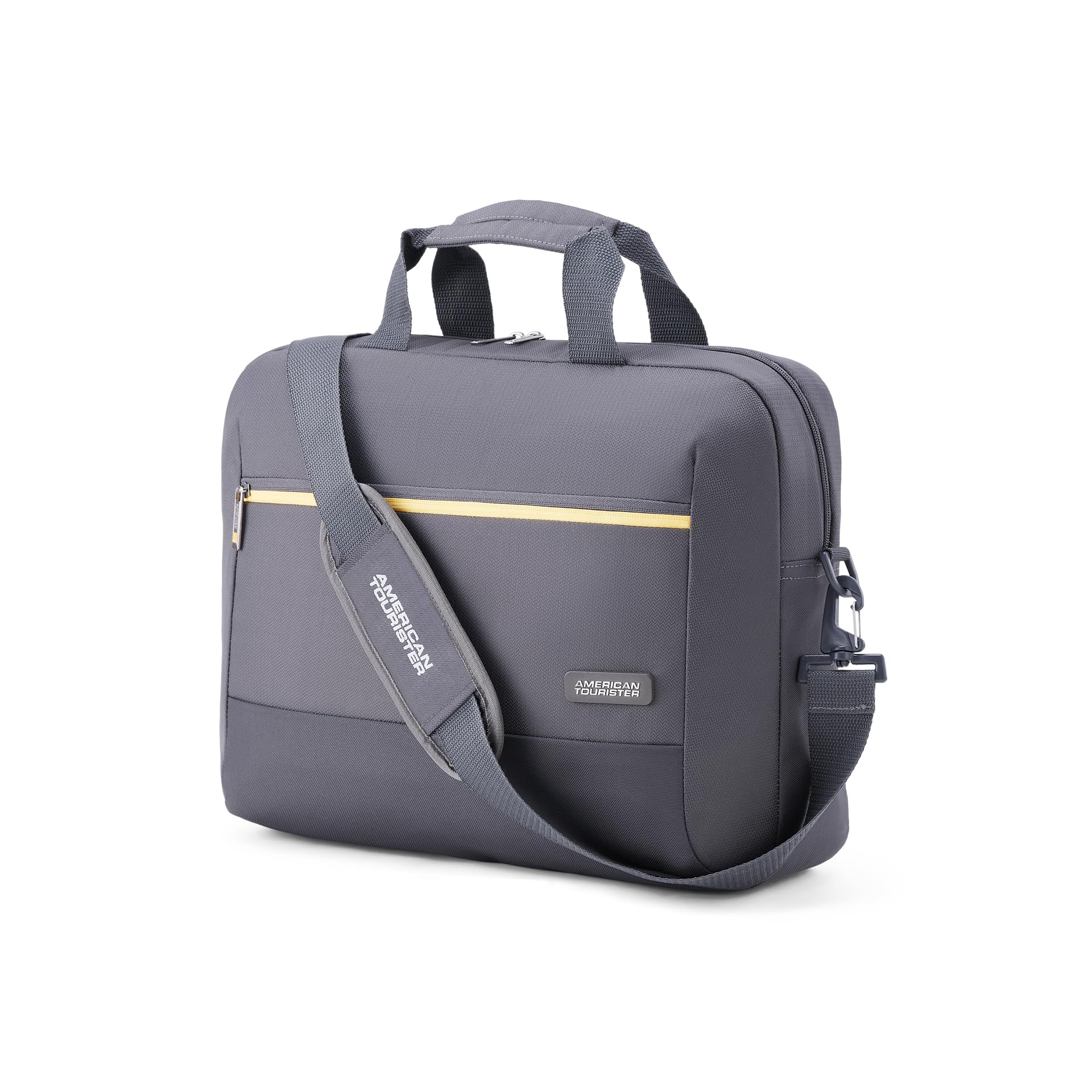 Trend Biz | 15 Ltrs | 1 Compartment | Detachable & Adjustable Strap | Small Briefcase | 1 Year International Warranty | Grey-image-34