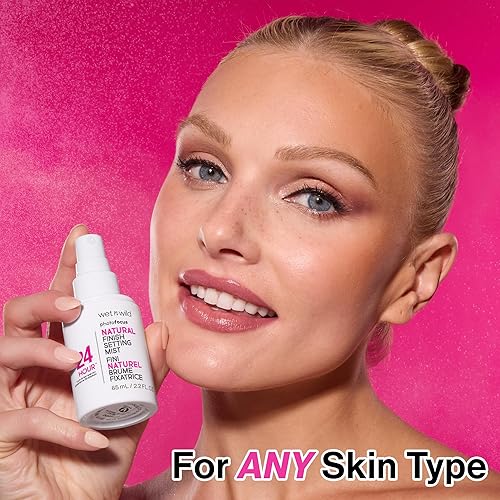Miniatura 3 de wet n wild Niebla de ajuste de enfoque de fotos, hasta 16 horas de uso, ligera y nutritiva con provitamina B5 y E, adecuada para todo tipo de piel,