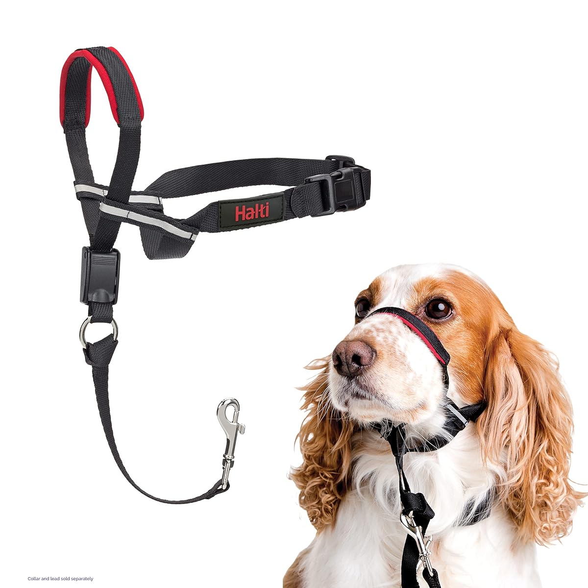 The Company of Animals - HALTI Opti Fit Head Collar - Adjustable and Padded