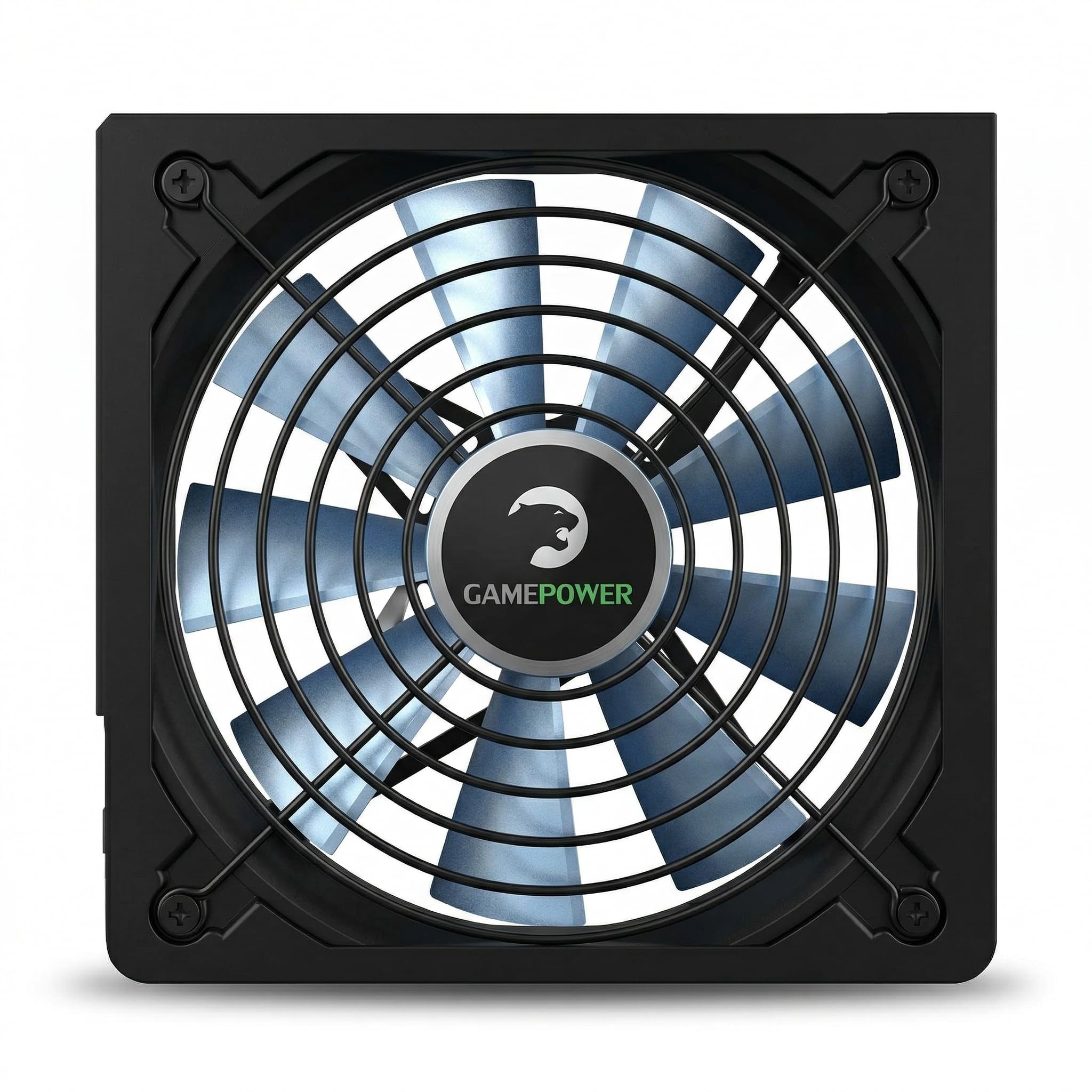 GAMEPOWER GP-650 ATX Netzteil, 650W, 80 Plus Bronze Zertifiziert, Ultra-leise 140-mm Lüfter, Aktive PFC-Effizienz, Effizienz von bis zu 85%, Gaming PC Power Supply