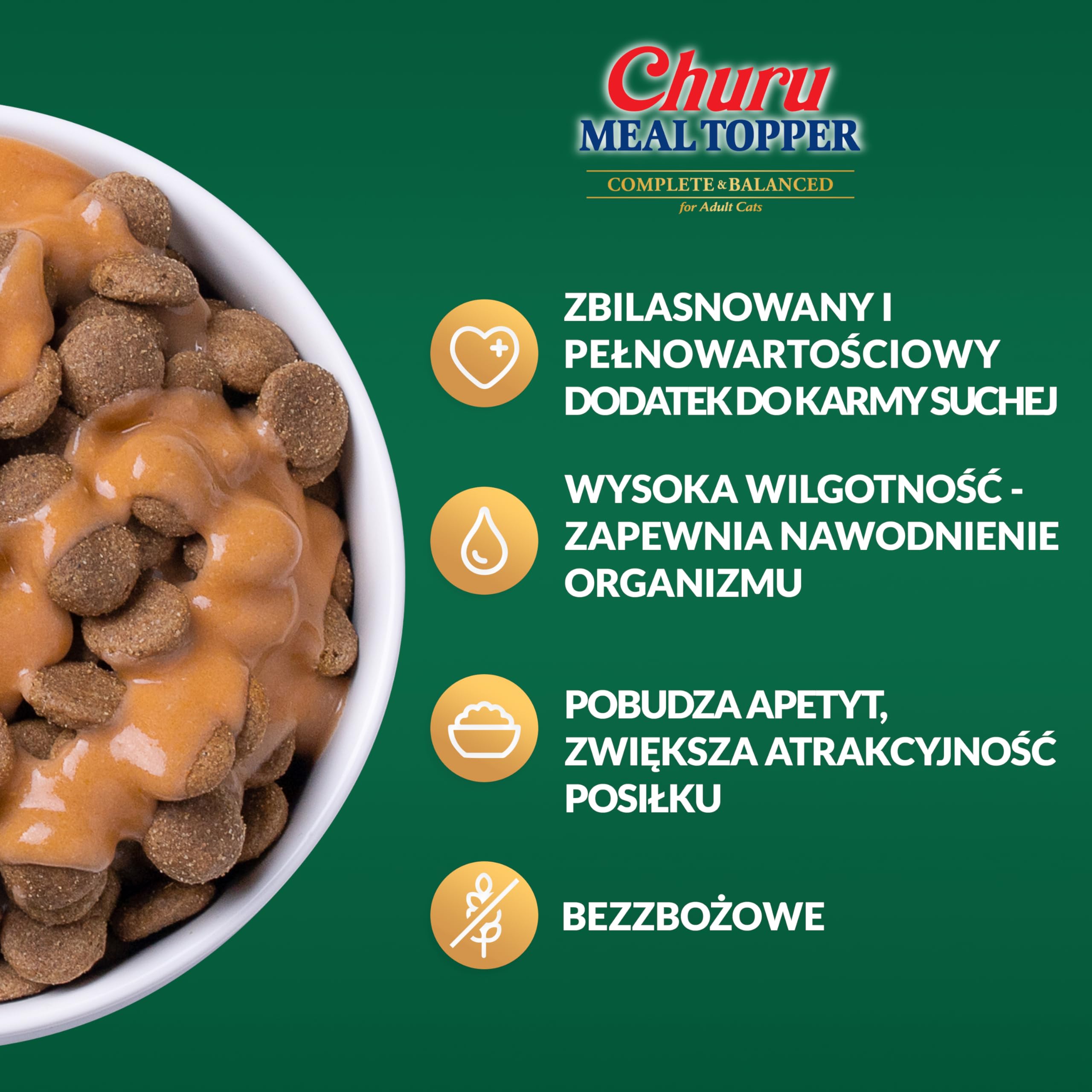 INABA Churu Meal Topper Perros Adultos – Receta Saludable de Salmón – Alimento Húmedo Completo y Balanceado con Vitaminas y Colágeno – Ideal para Mezclar con Croquetas - 672g (12x56g)