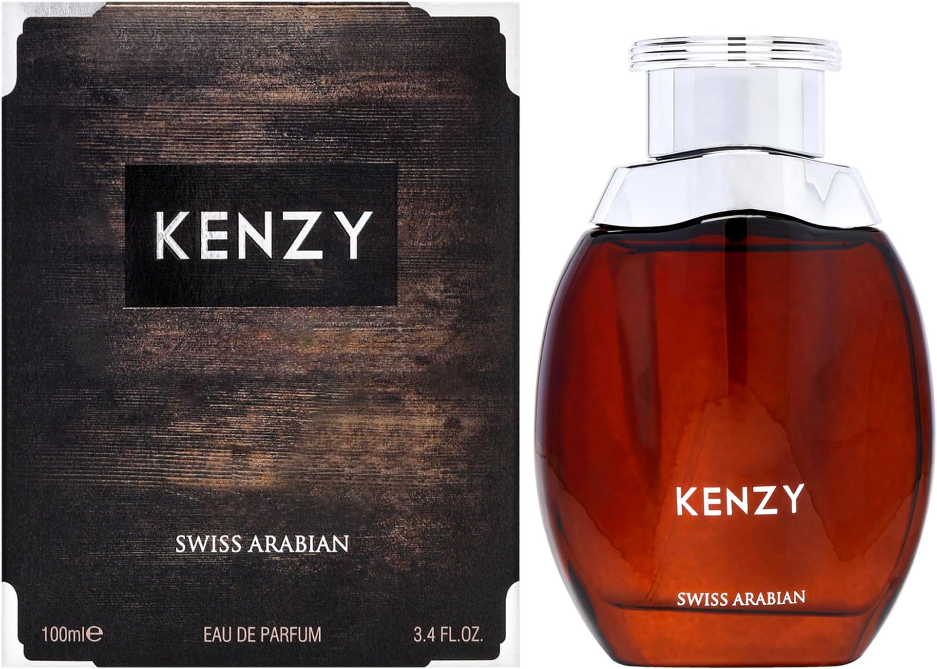 Kenzy - Luxury Products From Dubai - Long Lasting, Addictive Personal EDP Spray Fragrance - Seductive Signature Aroma - 3.4 Oz