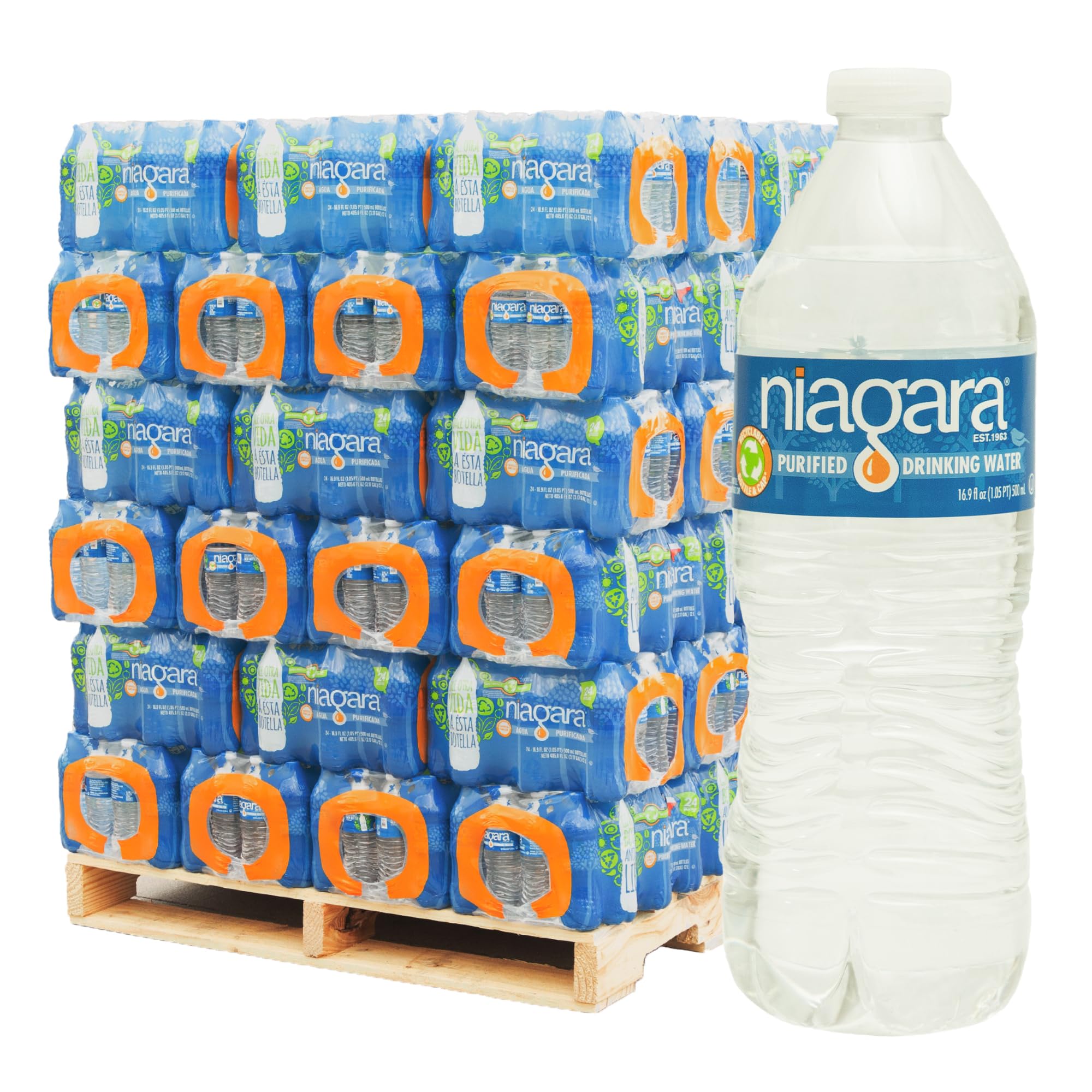 Niagara 24pk 84 cases per pallet 2016 bottles