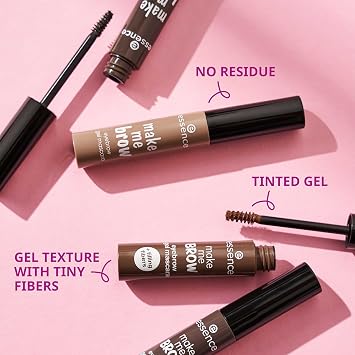 essence Make Me Brow Eyebrow Gel Mascara, Pack of 3, (02 | Browny Brows)